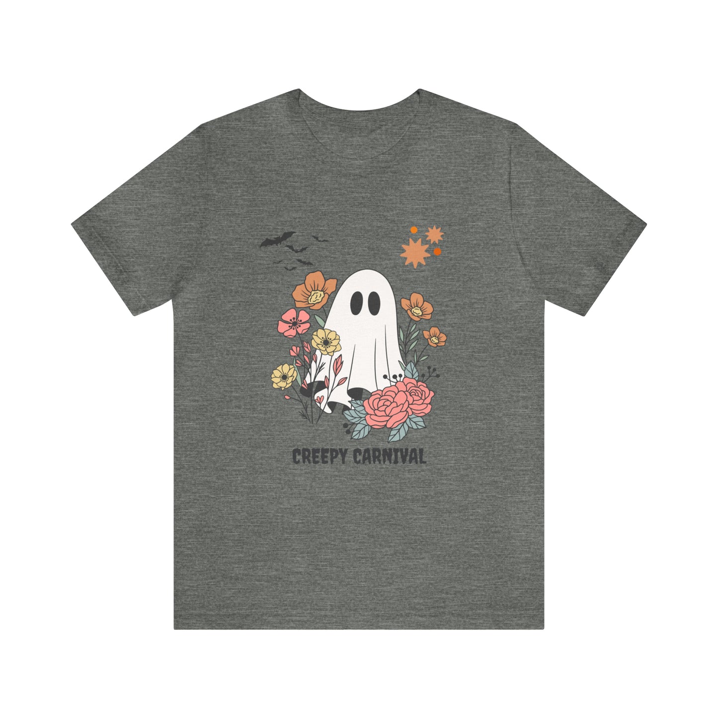 Halloween creepy carnival Unisex Jersey Short Sleeve Tee