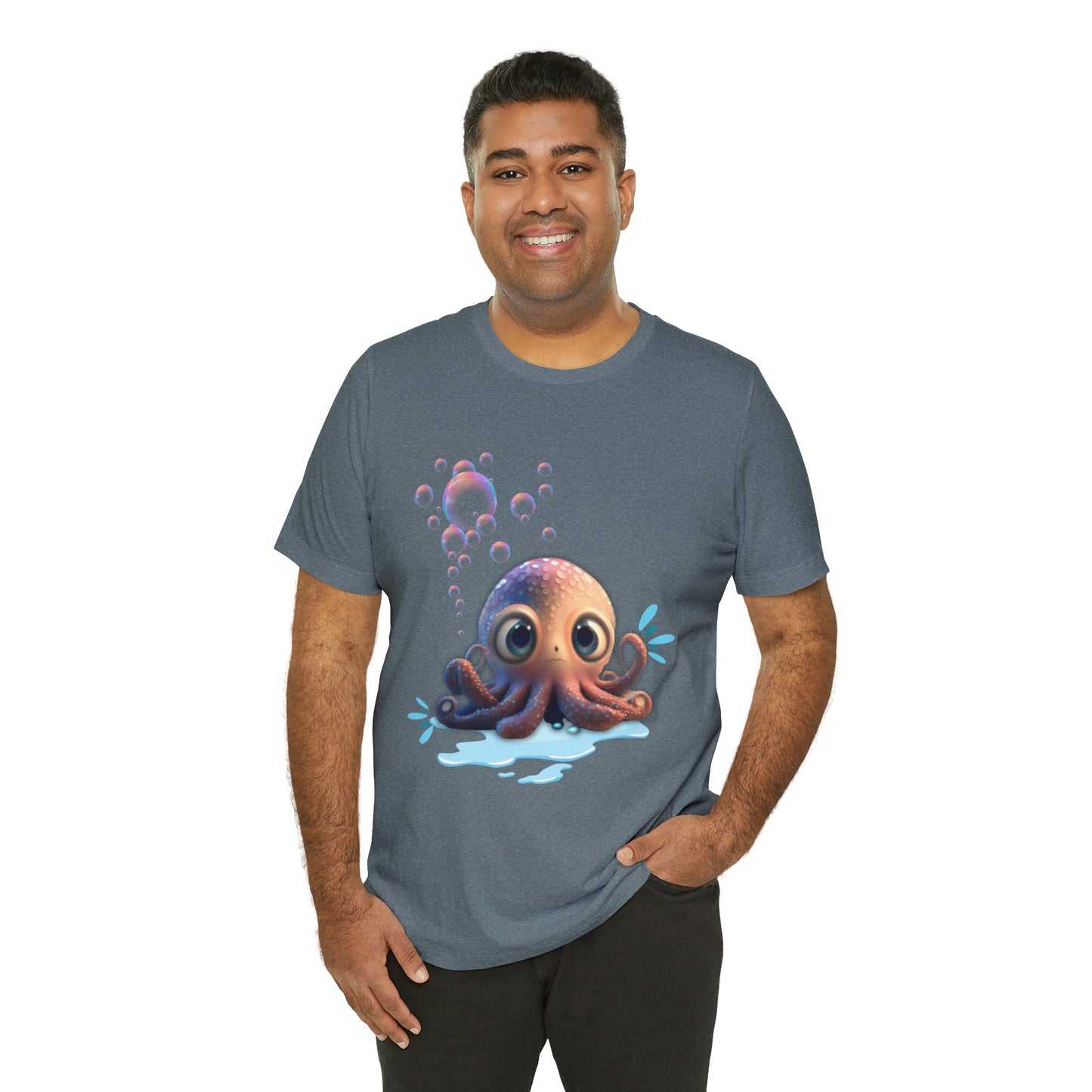 Kawaii Octopus Unisex Jersey Short Sleeve Tee