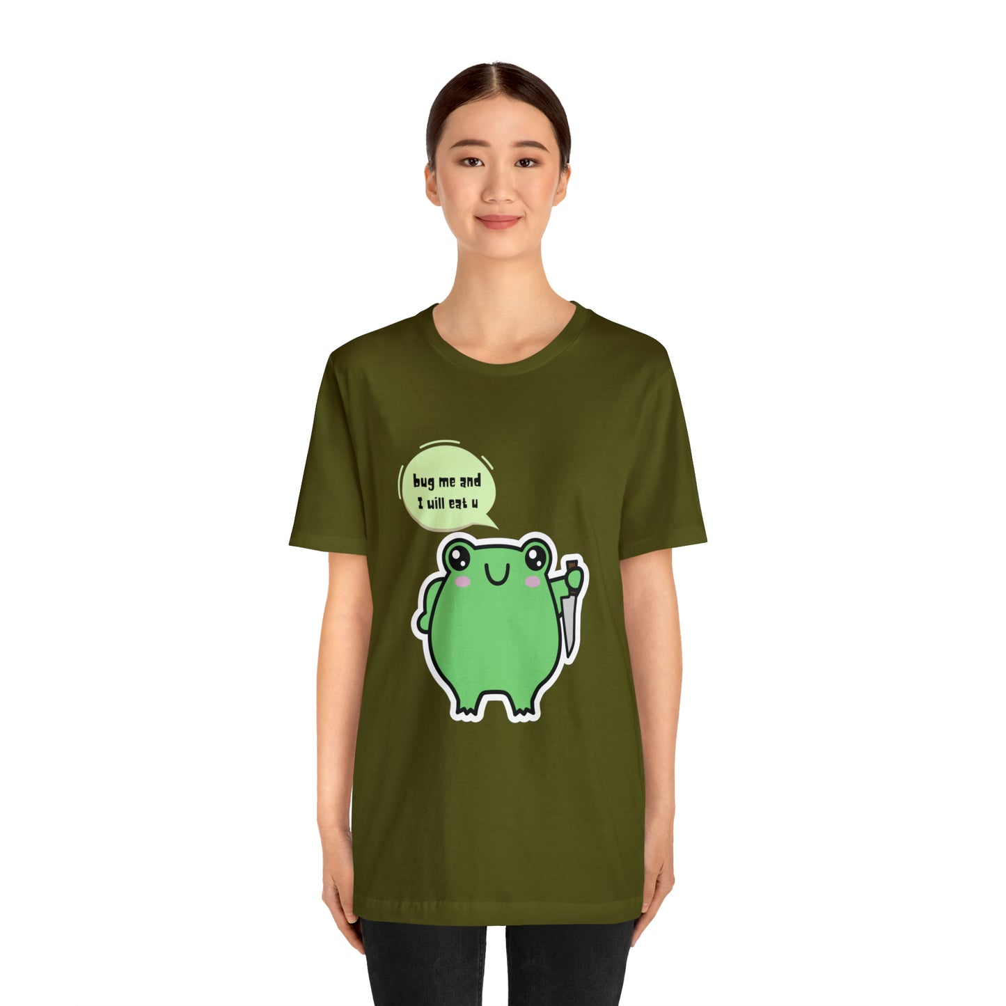 Frog kawaii cute Unisex Jersey Short Sleeve Tee