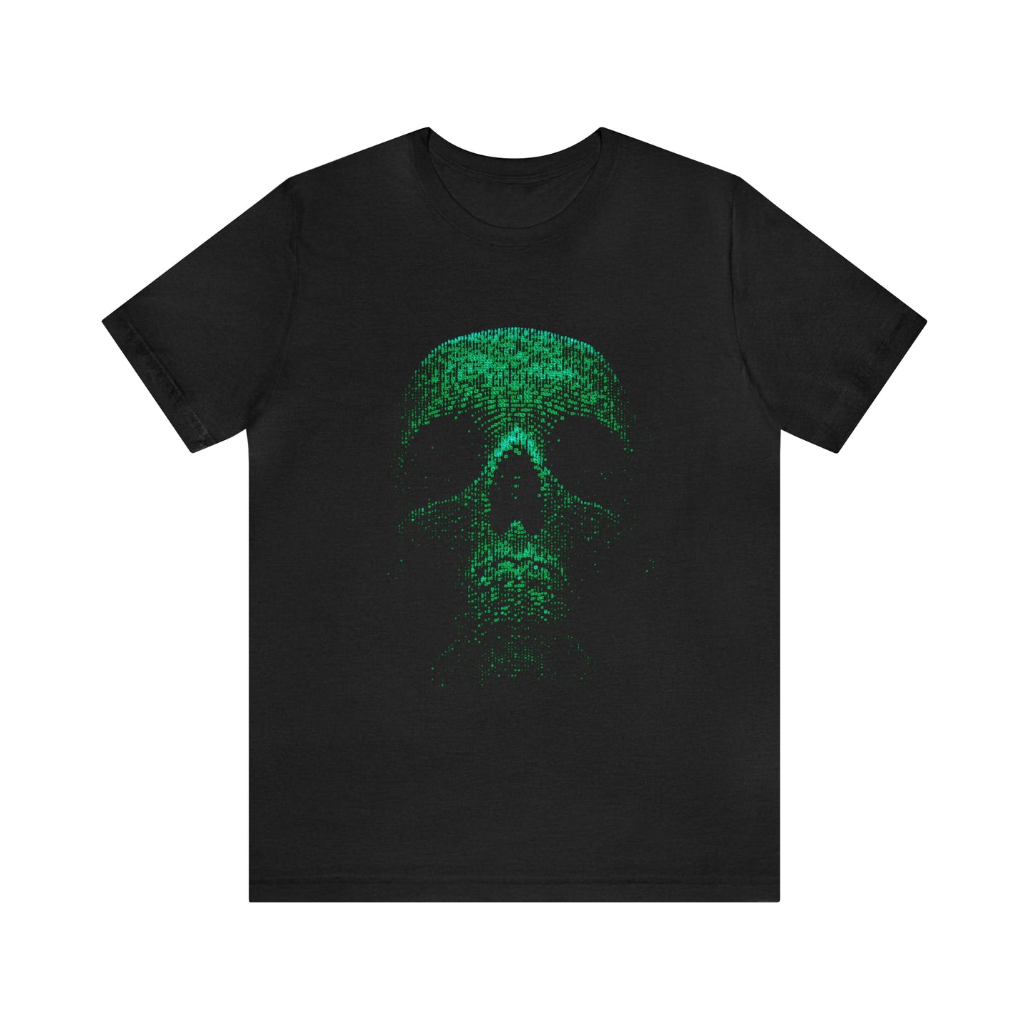 Binary skull Unisex Jersey Short Sleeve Tee