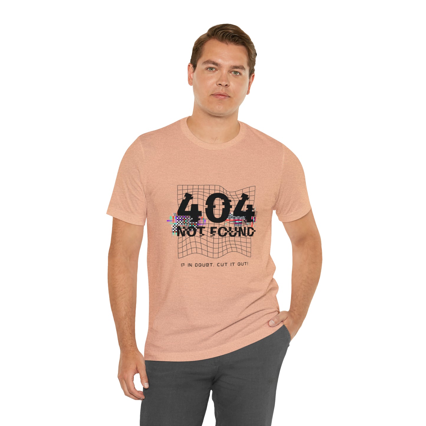 404 Not found Unisex Jersey Short Sleeve Tee