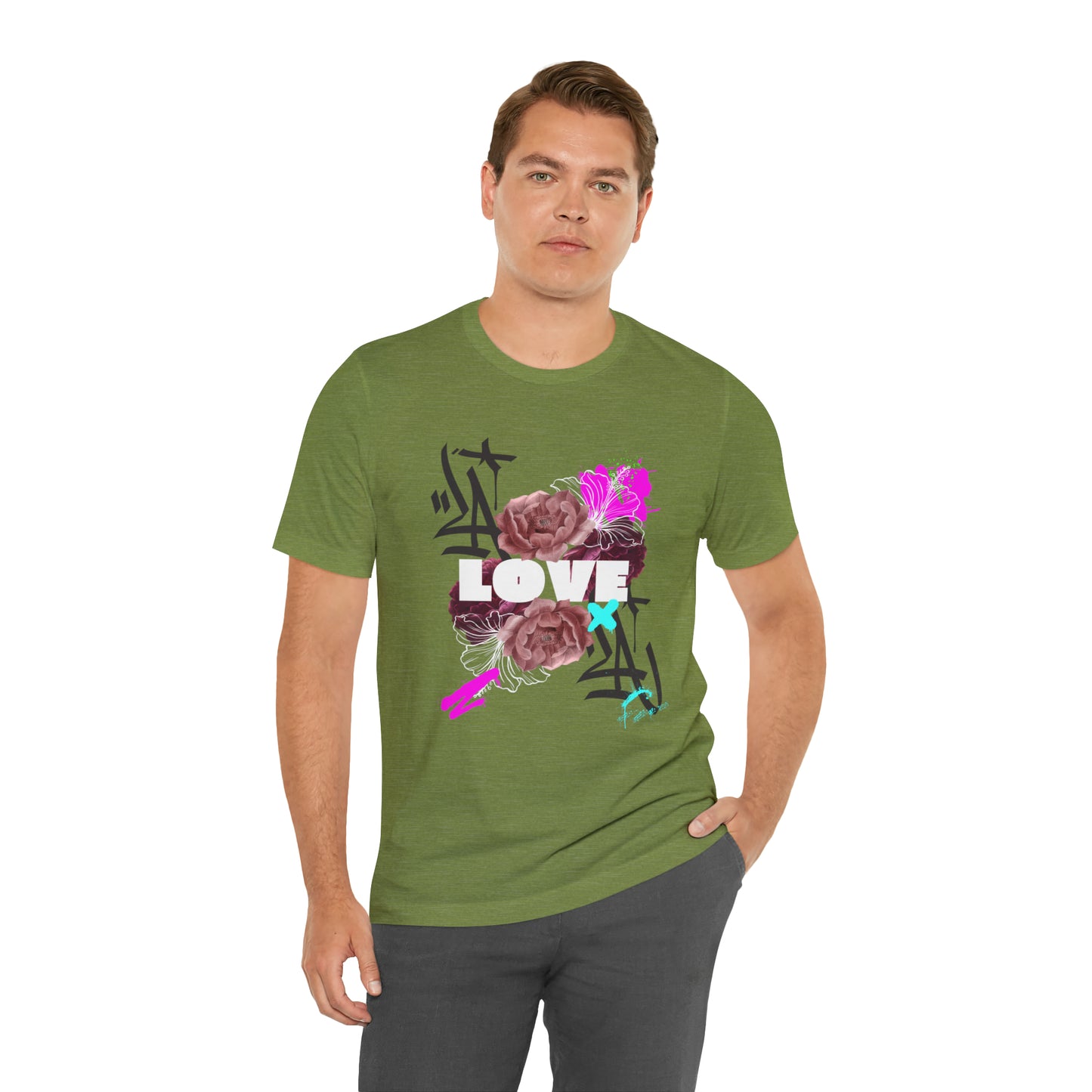 Love Urban streetwear Unisex Jersey Short Sleeve Tee