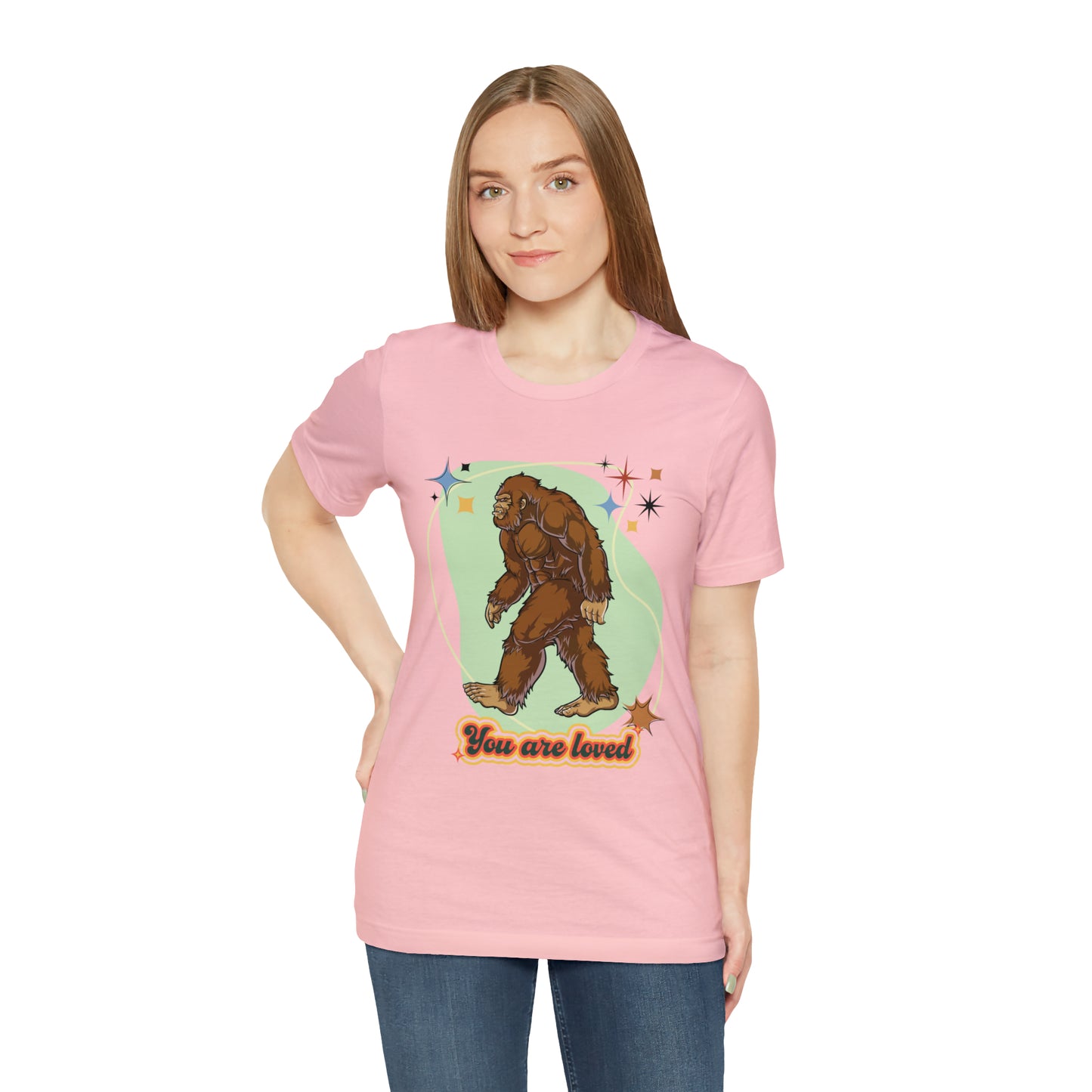 Bigfoot You are loved Unisex Jersey Short Sleeve Tee