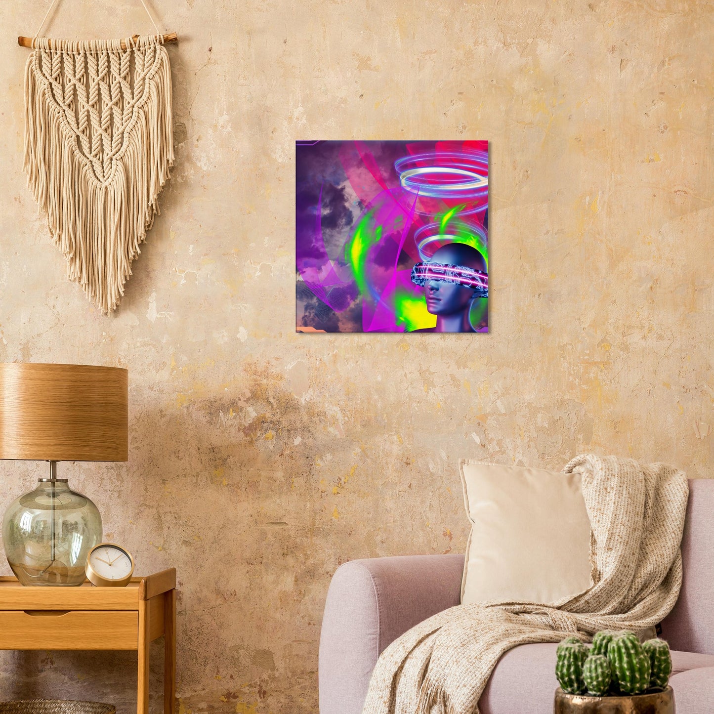 Neon dreams Canvas 24x24