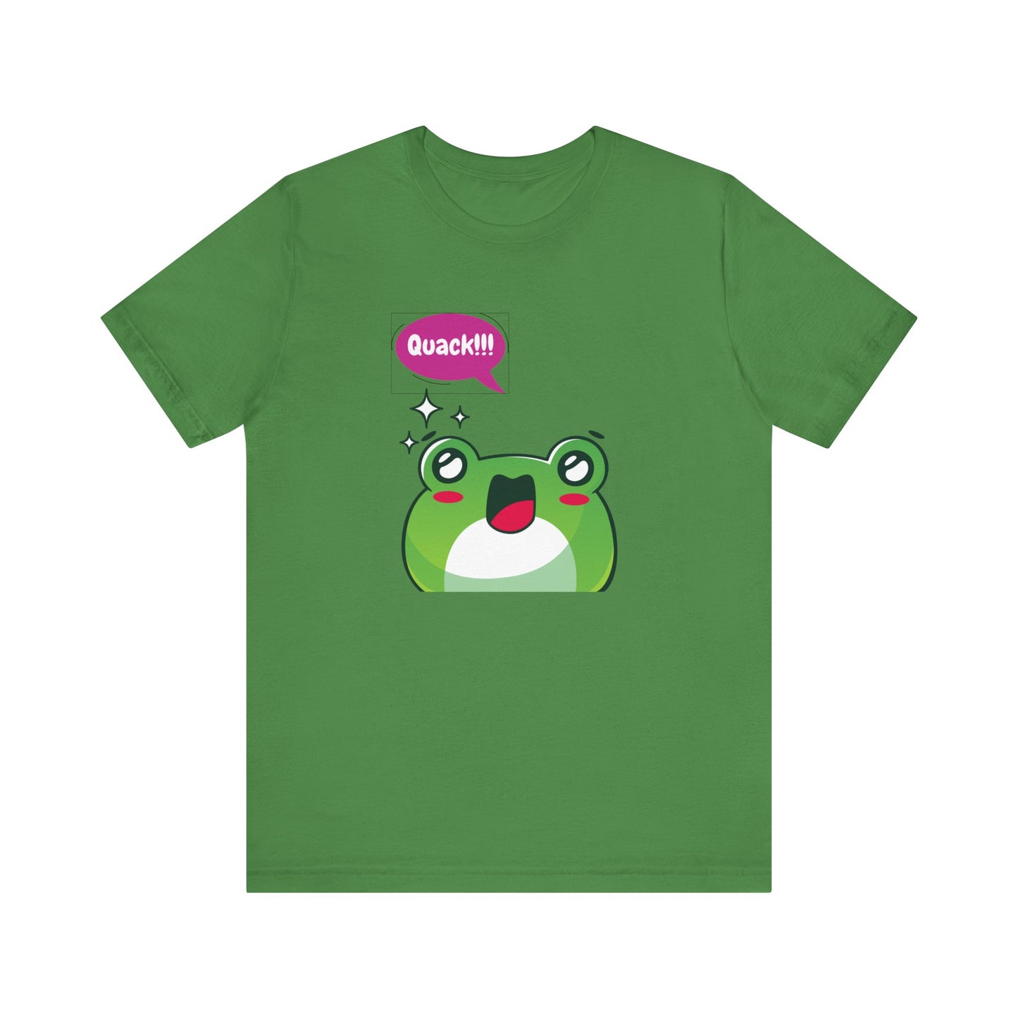 Kawaii Frog Quack Unisex Jersey Short Sleeve Tee