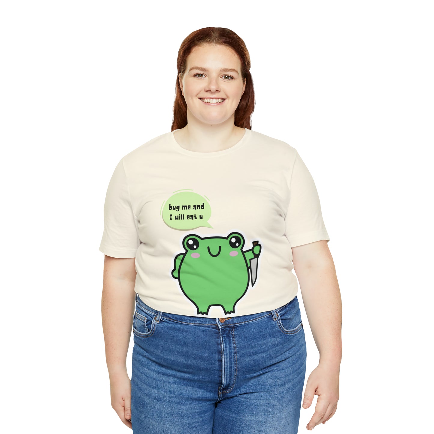 Frog kawaii cute Unisex Jersey Short Sleeve Tee