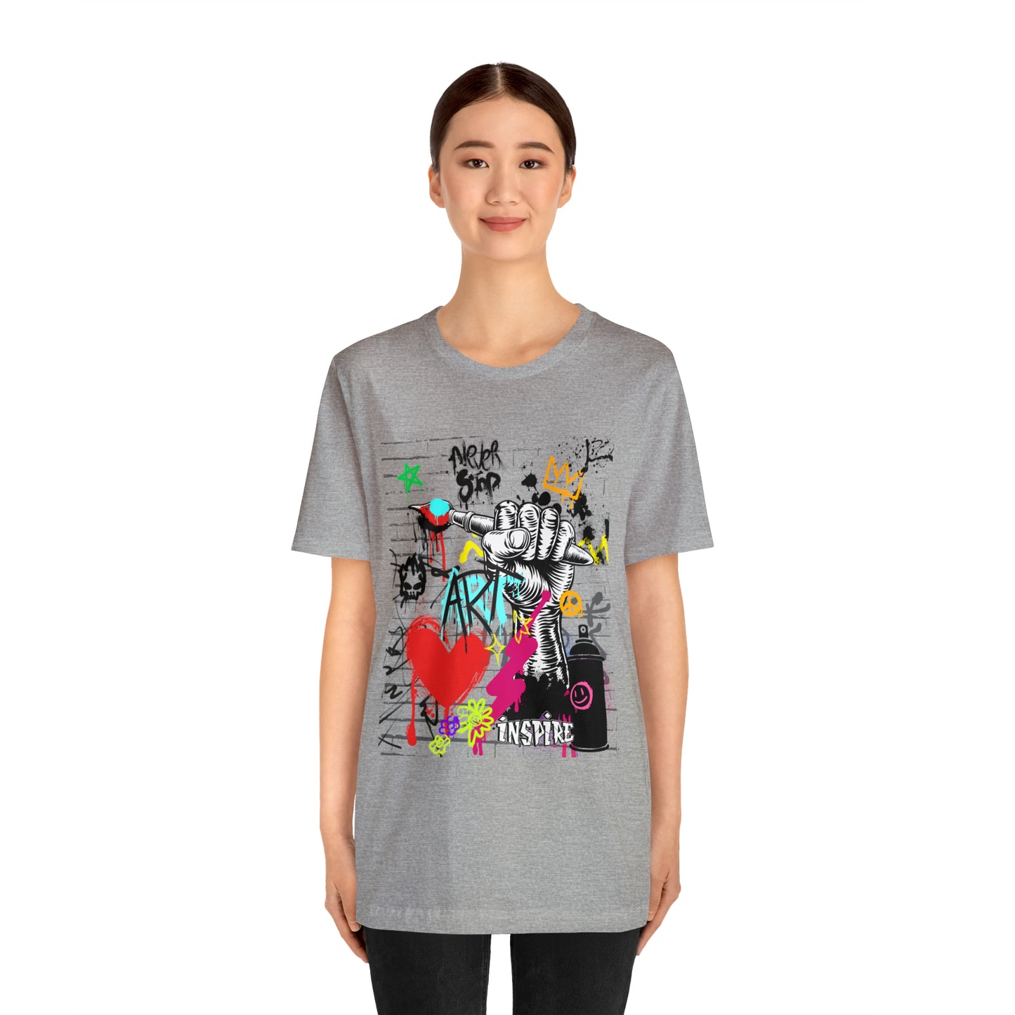 Artist graffiti urban Unisex Jersey Short Sleeve Tee