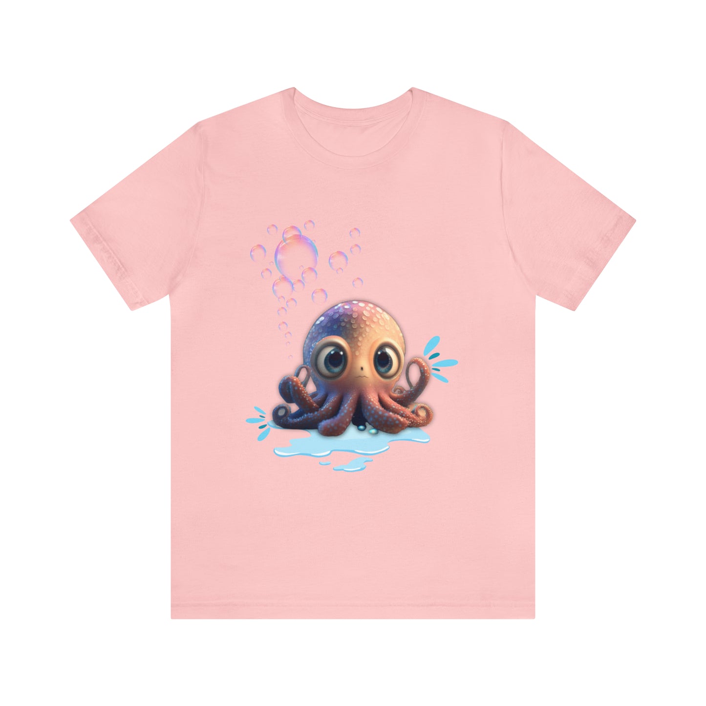 Kawaii Octopus Unisex Jersey Short Sleeve Tee