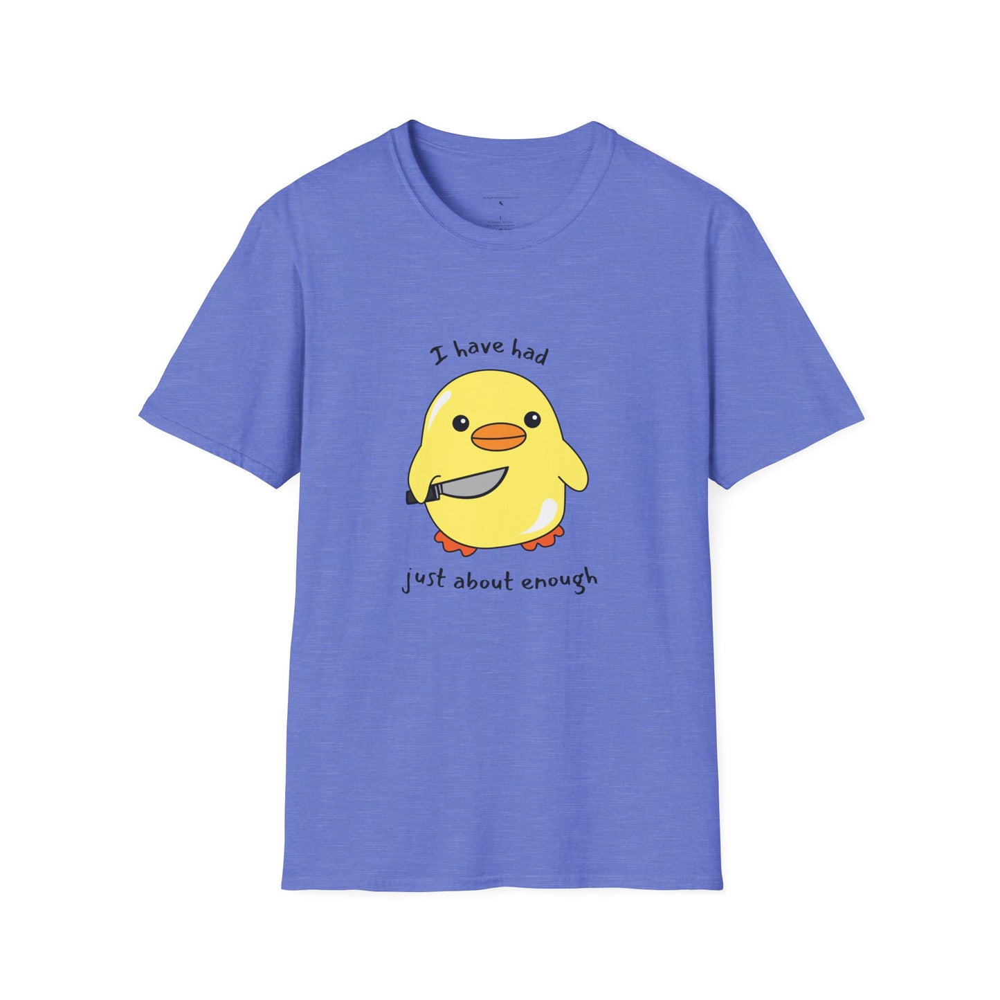 Cute Angry Chick Unisex Softstyle T-Shirt