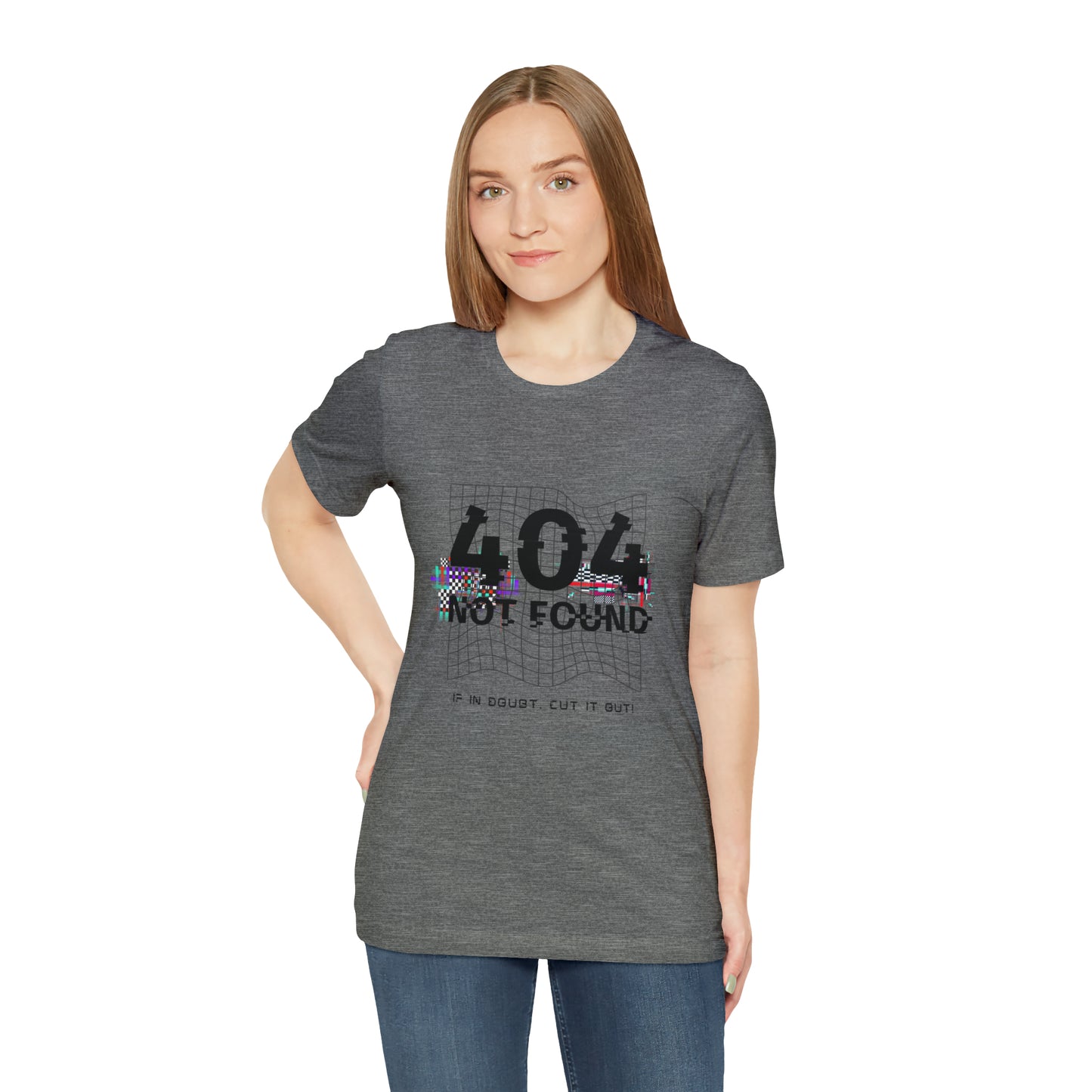 404 Not found Unisex Jersey Short Sleeve Tee