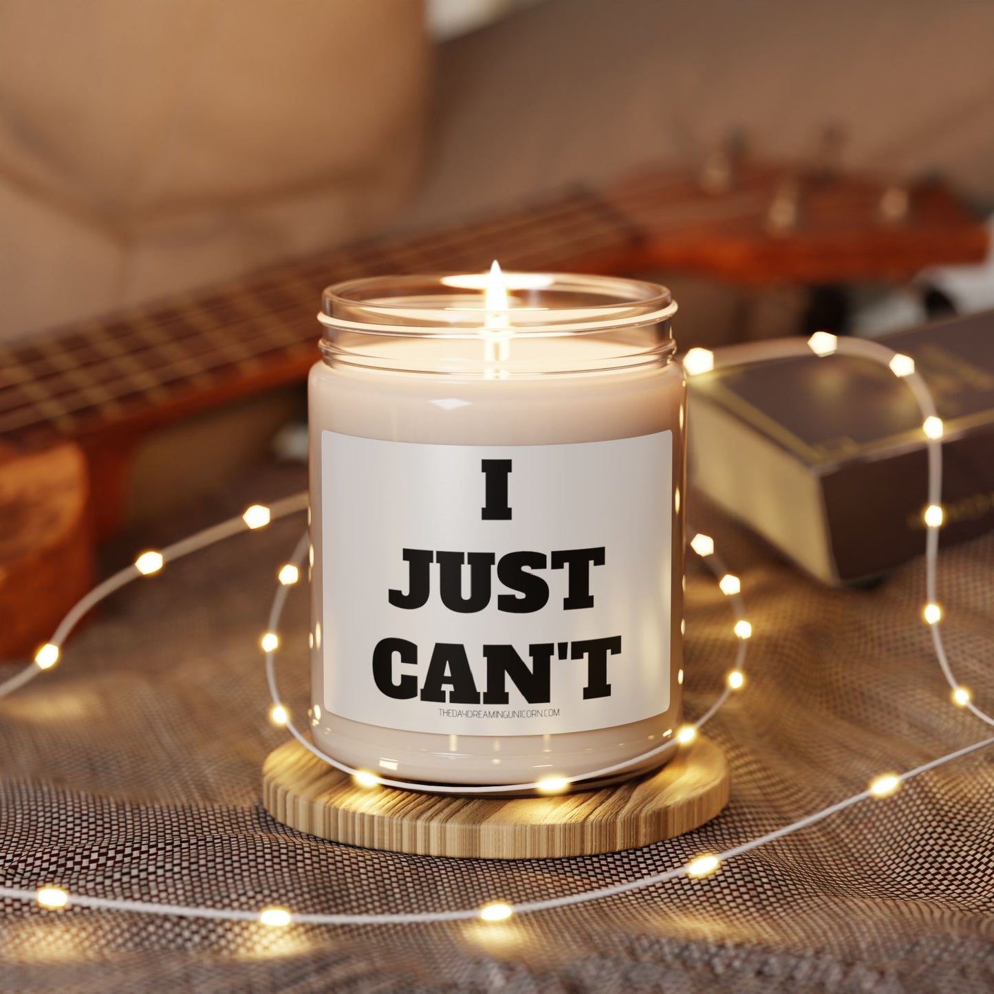 I JUST CAN'T Scented Soy Candle, 9oz