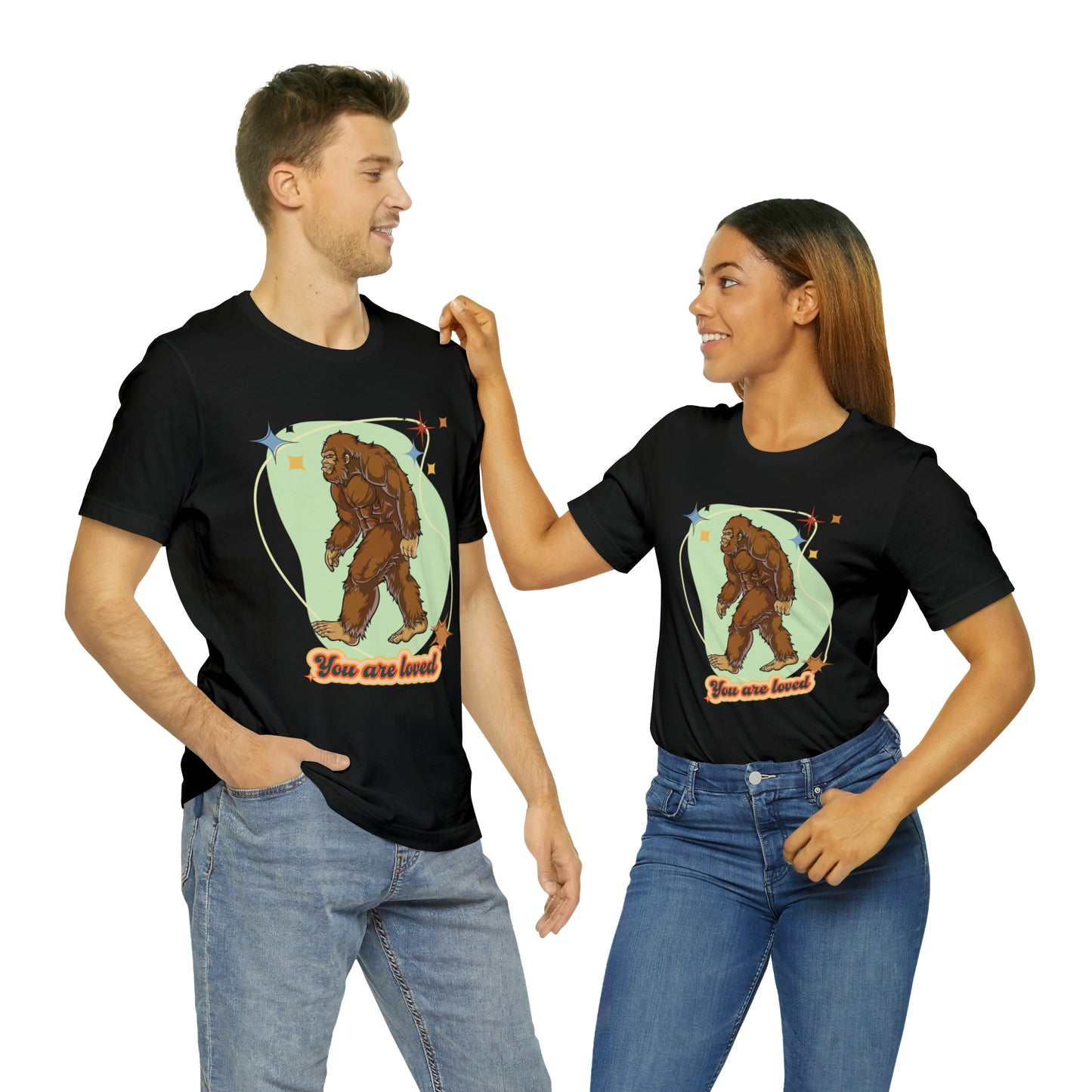 Bigfoot You are loved Unisex Jersey Short Sleeve Tee