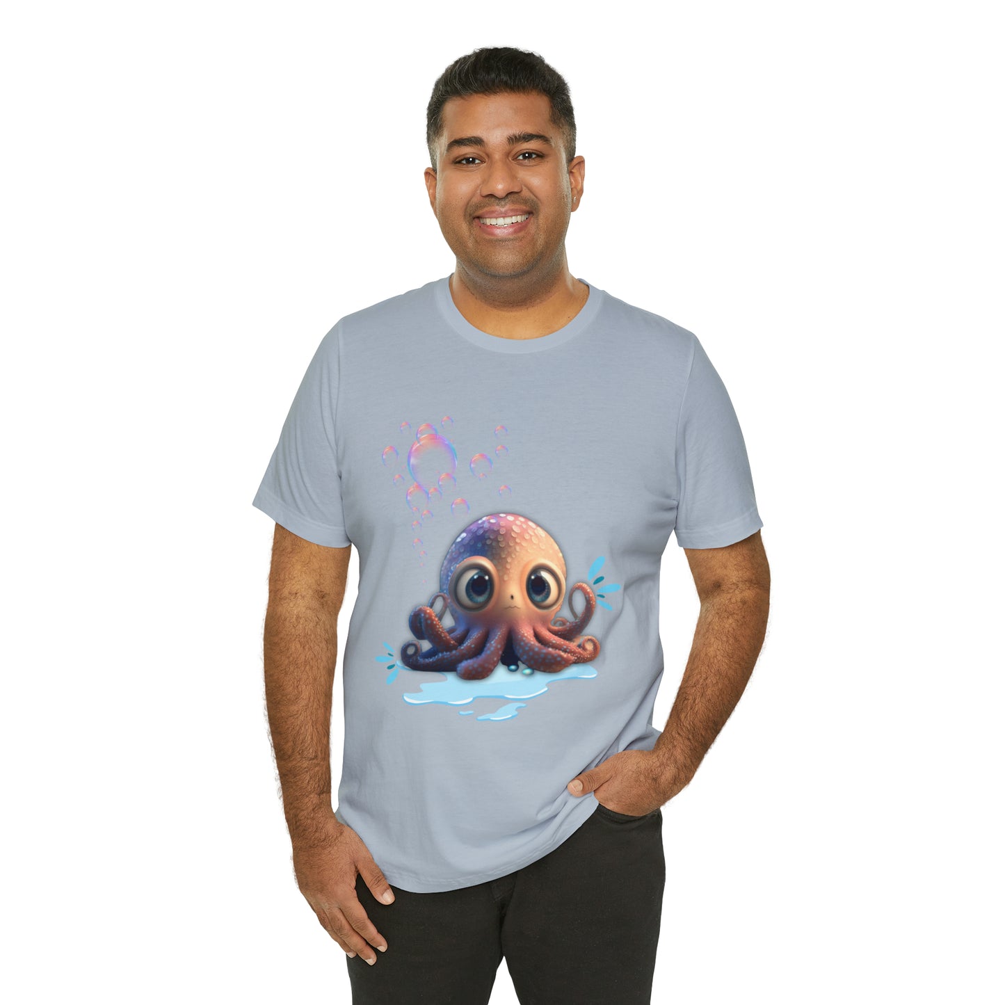 Kawaii Octopus Unisex Jersey Short Sleeve Tee