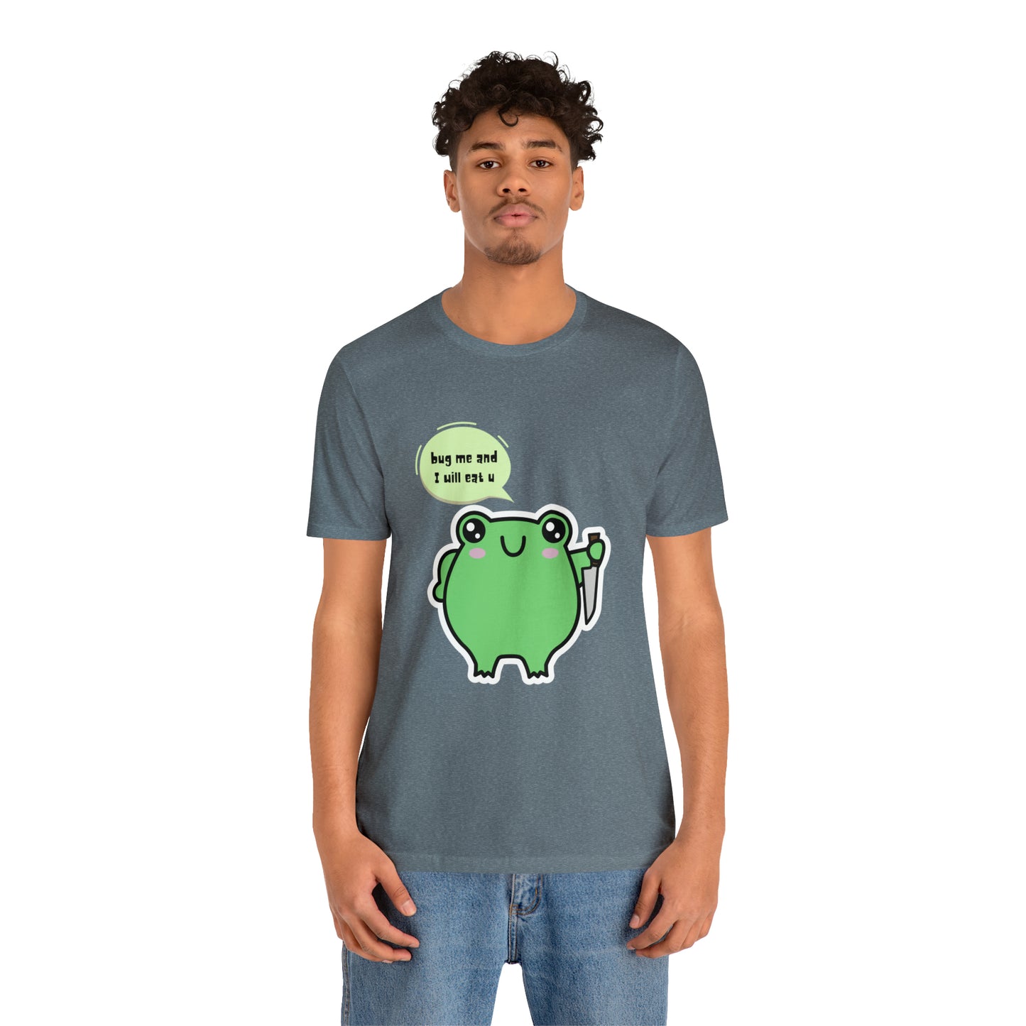 Frog kawaii cute Unisex Jersey Short Sleeve Tee