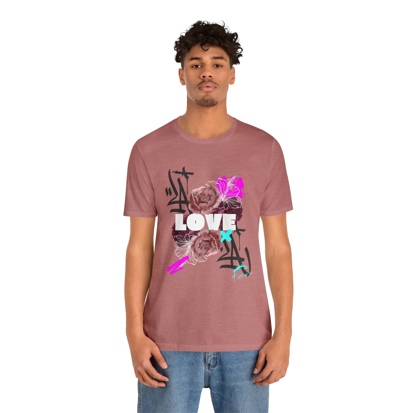 Love Urban streetwear Unisex Jersey Short Sleeve Tee