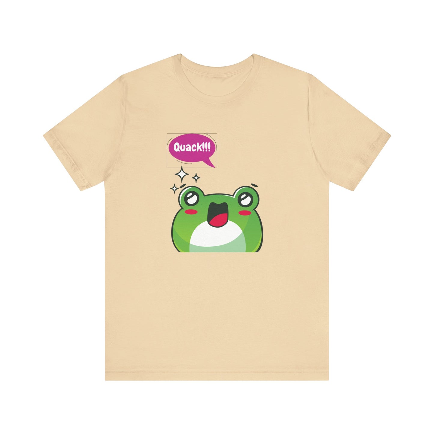 Kawaii Frog Quack Unisex Jersey Short Sleeve Tee