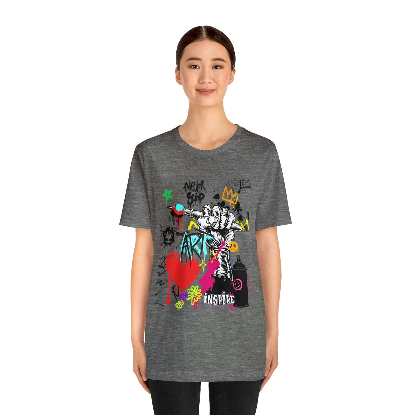 Artist graffiti urban Unisex Jersey Short Sleeve Tee