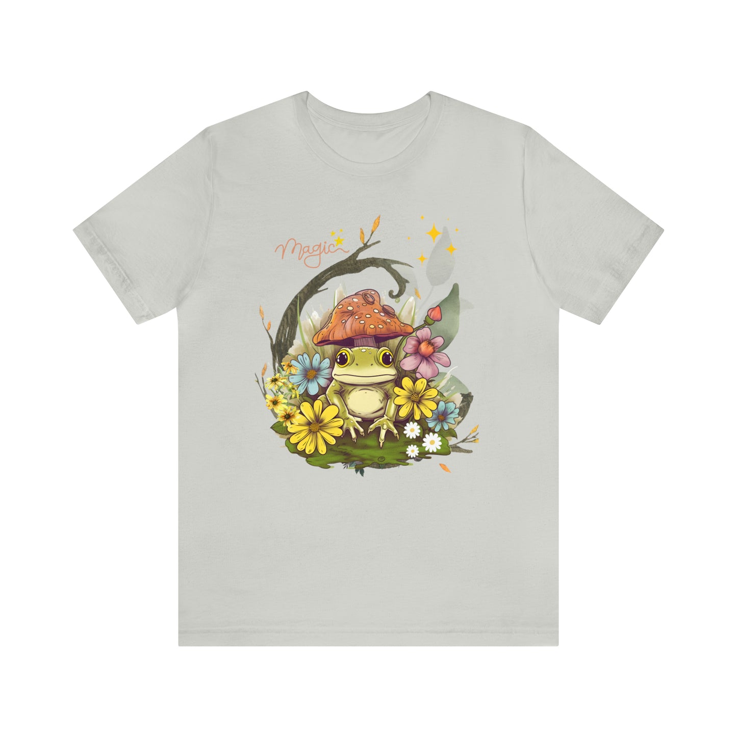 Frog magic kawaii cute Unisex Jersey Short Sleeve Tee