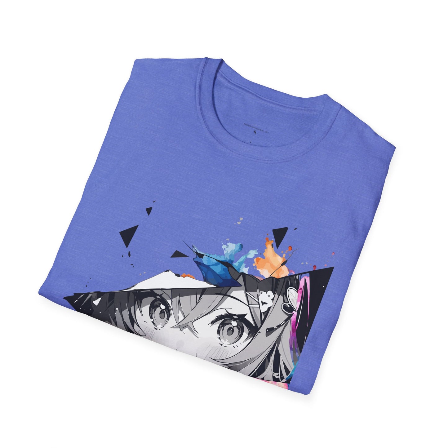 Anime girl Unisex Softstyle T-Shirt