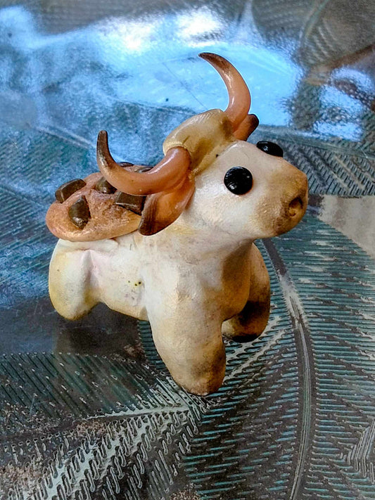 Cookie cow clay collectible
