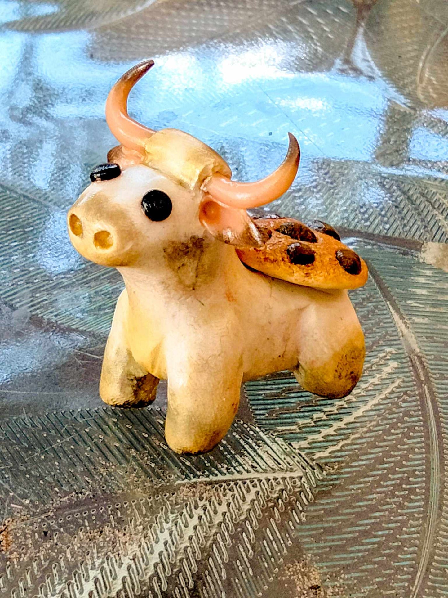 Cookie cow clay collectible