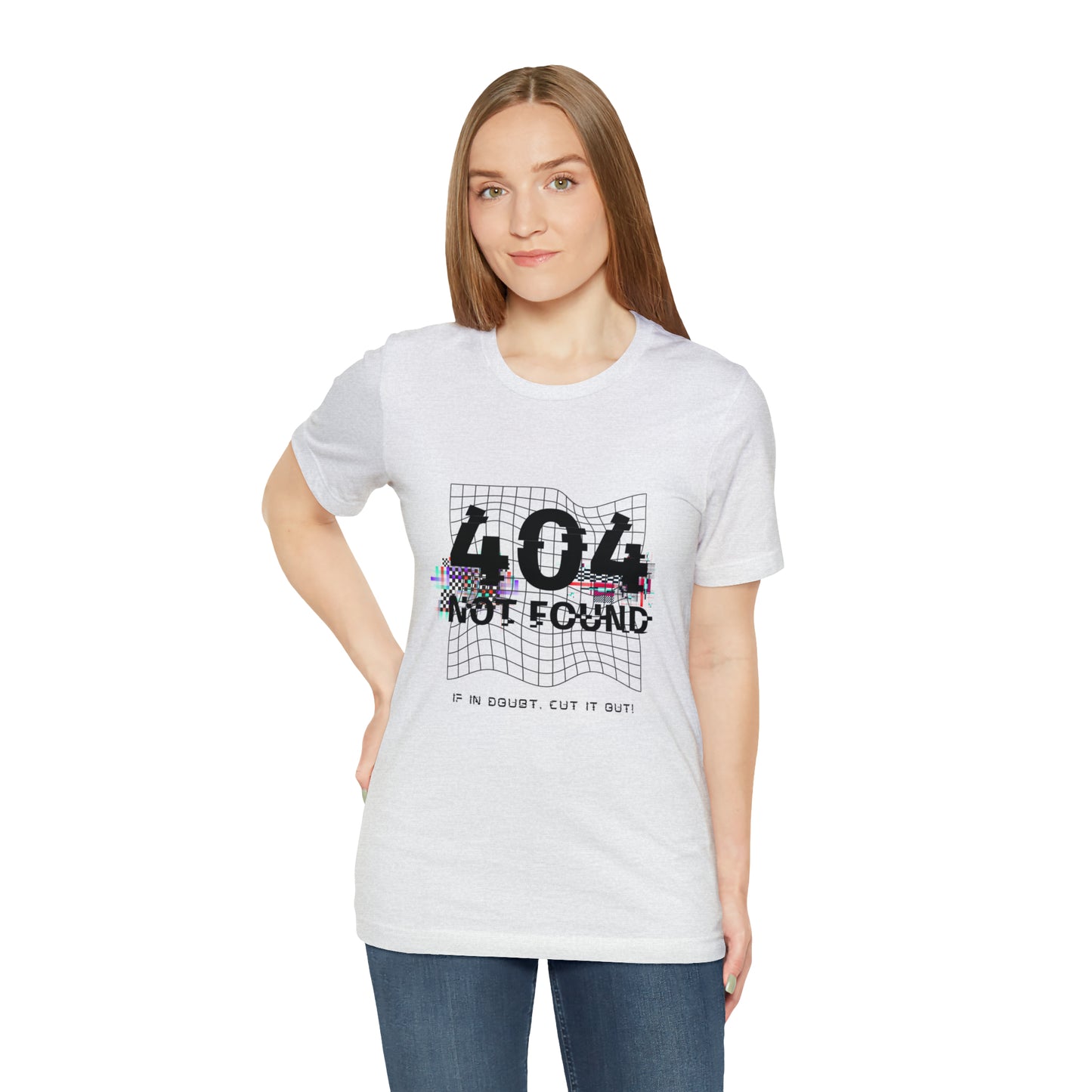 404 Not found Unisex Jersey Short Sleeve Tee