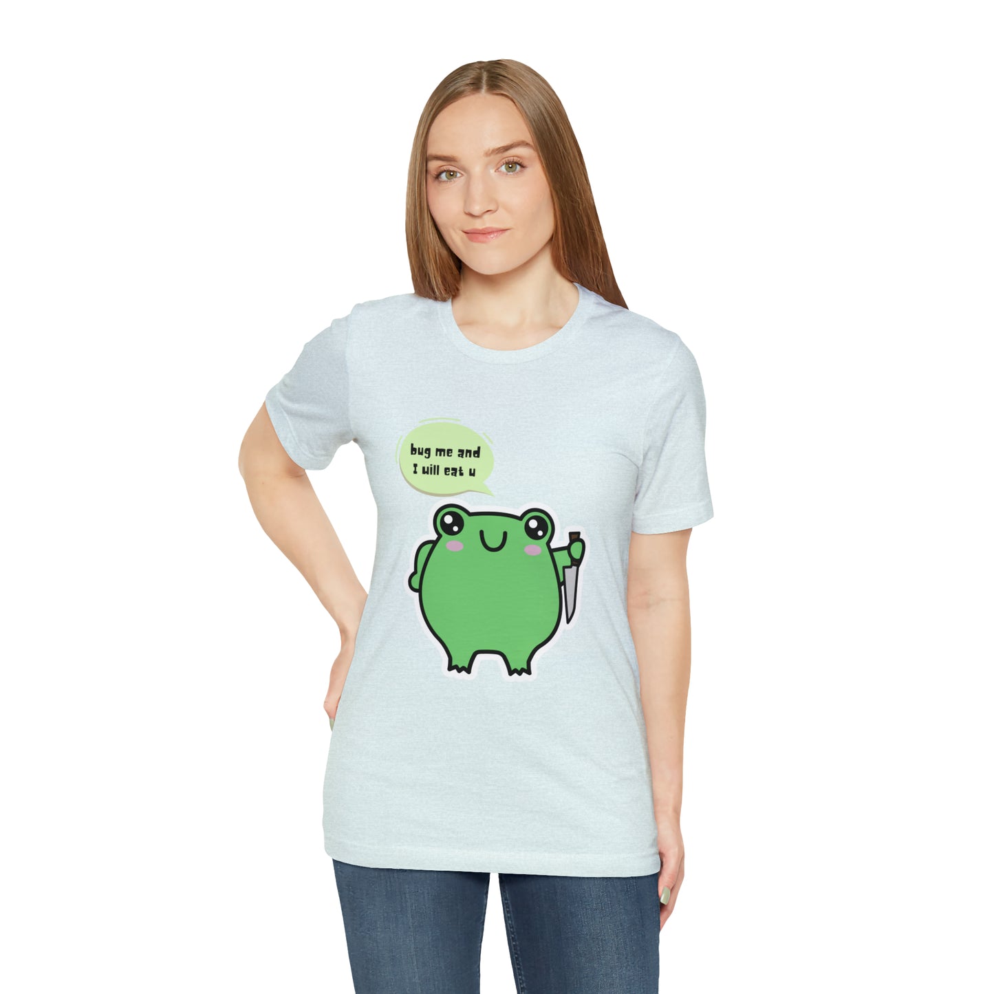 Frog kawaii cute Unisex Jersey Short Sleeve Tee