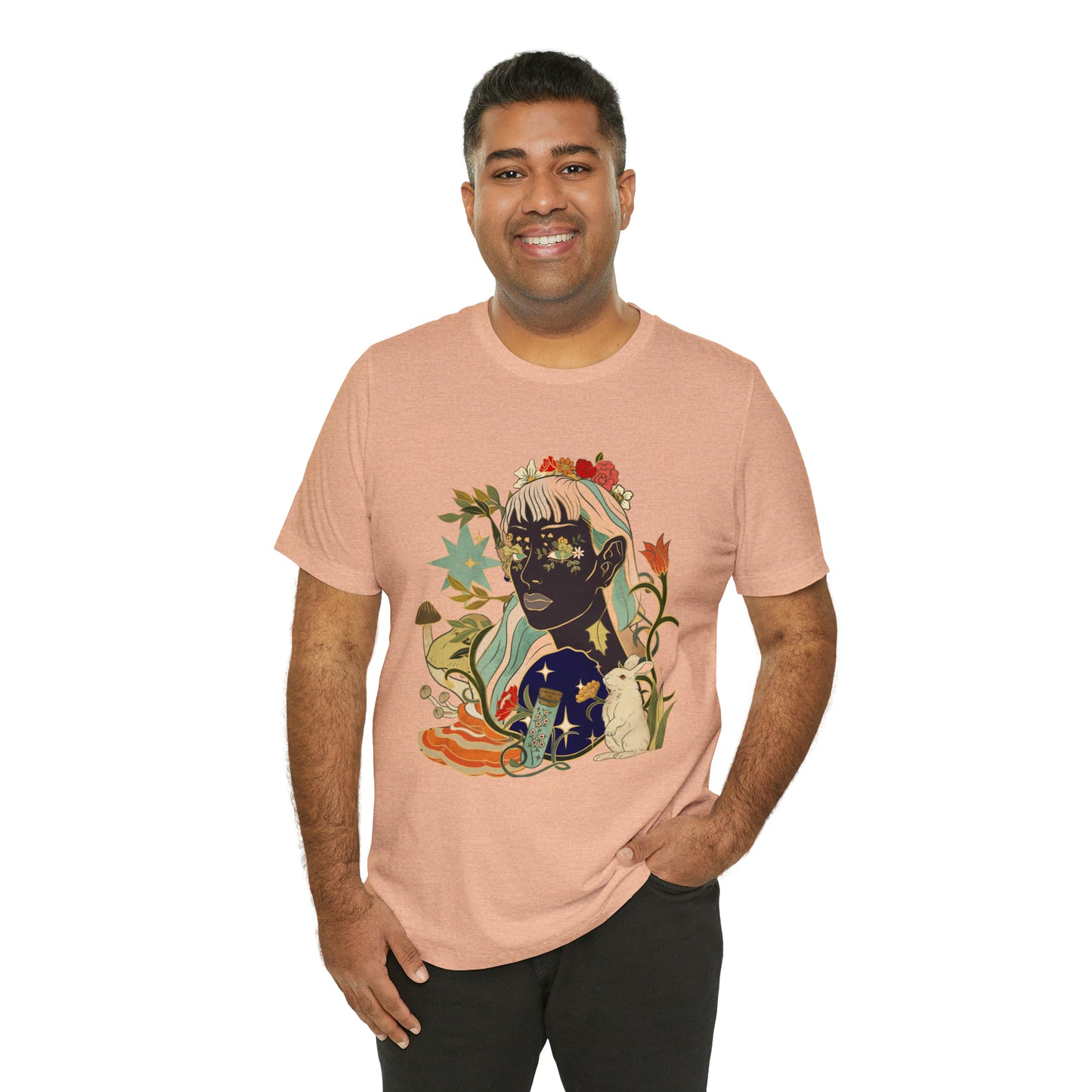 Fairy Vintage cottage Unisex Jersey Short Sleeve Tee