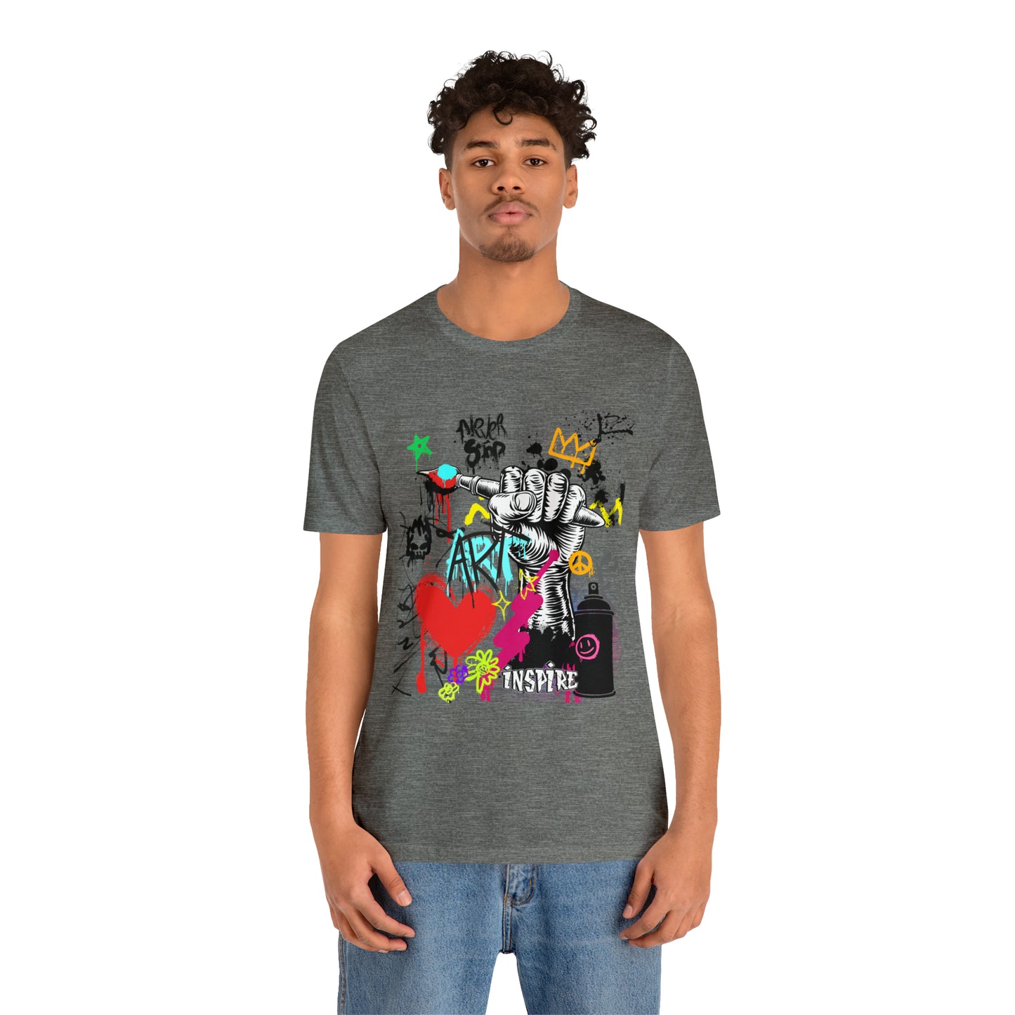 Artist graffiti urban Unisex Jersey Short Sleeve Tee