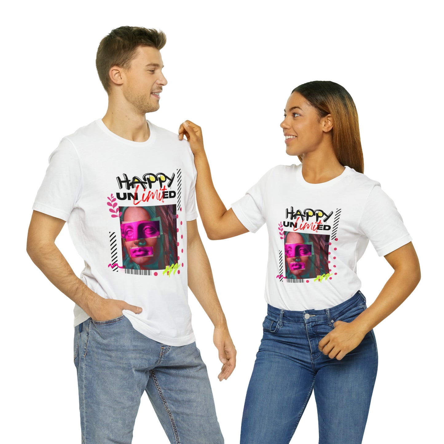 Happy unlimited urban streetwear Unisex Jersey Short Sleeve Tee