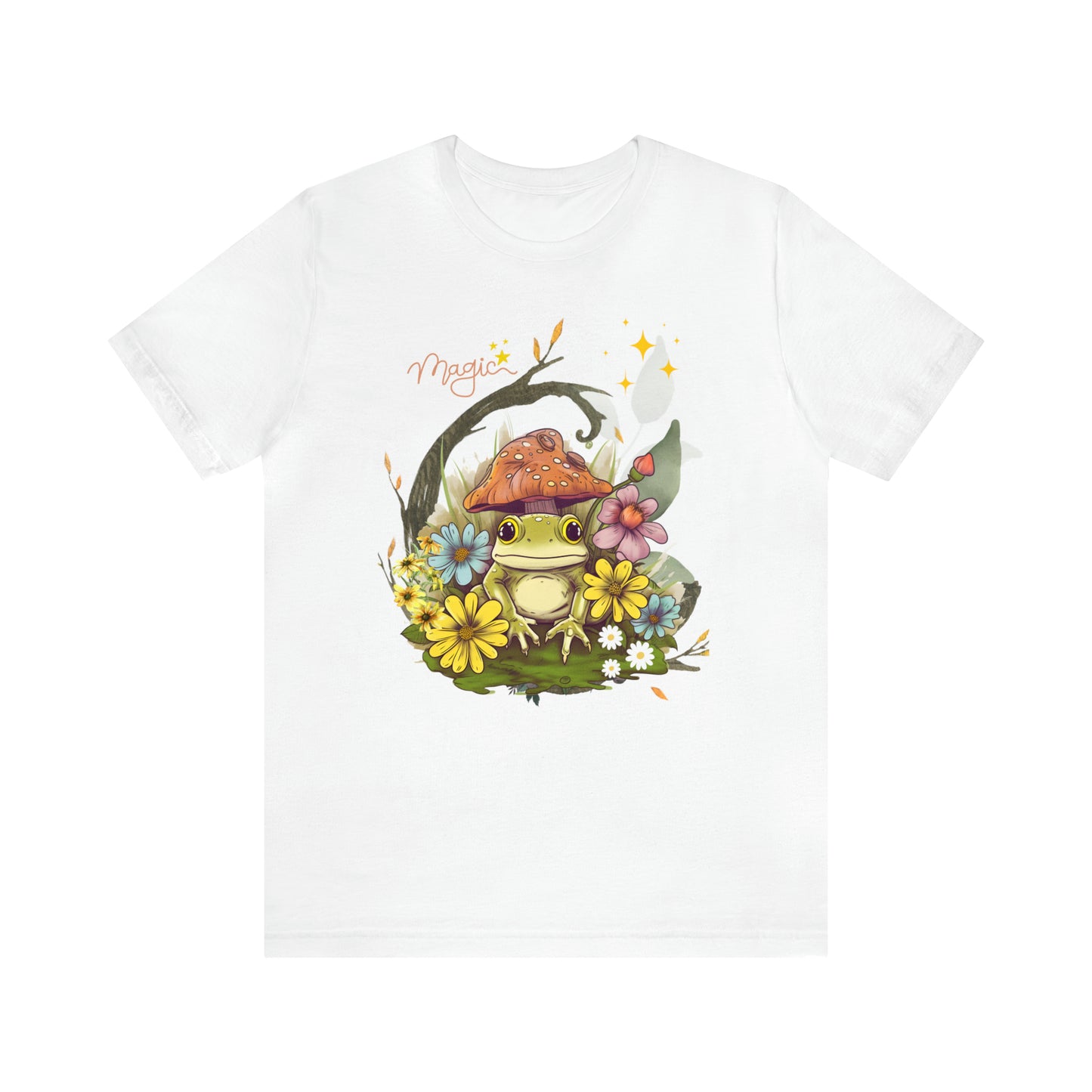 Frog magic kawaii cute Unisex Jersey Short Sleeve Tee