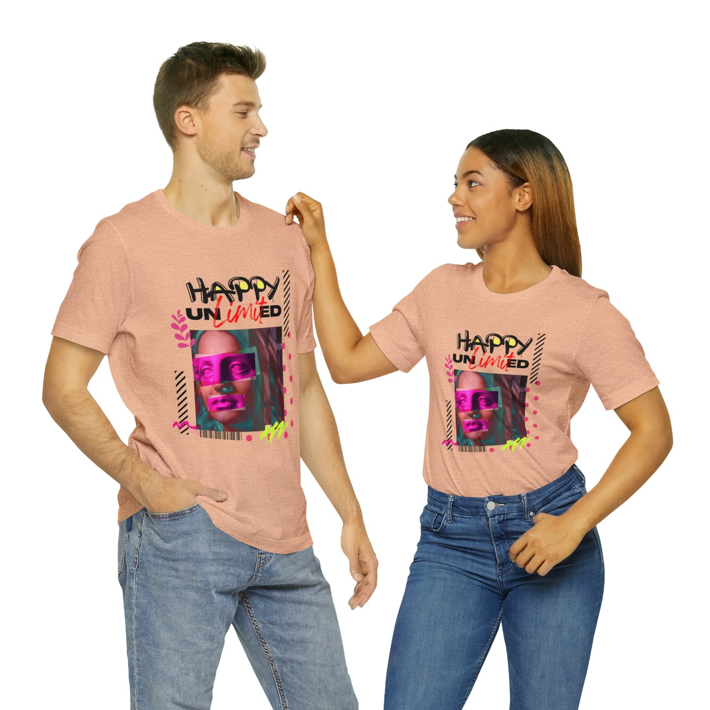 Happy unlimited urban streetwear Unisex Jersey Short Sleeve Tee