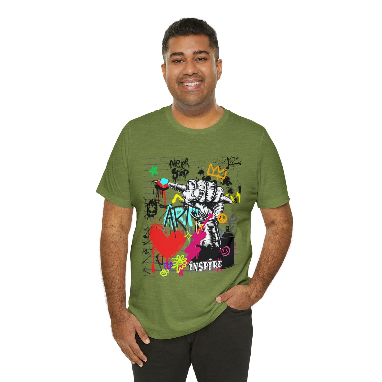 Artist graffiti urban Unisex Jersey Short Sleeve Tee