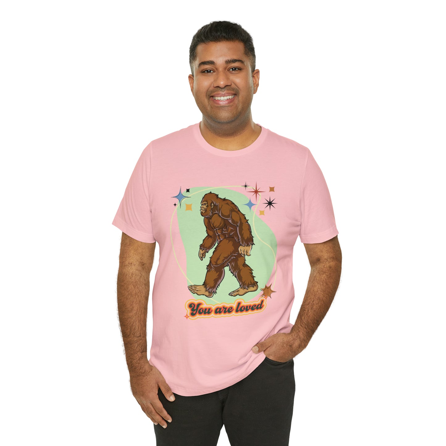 Bigfoot You are loved Unisex Jersey Short Sleeve Tee