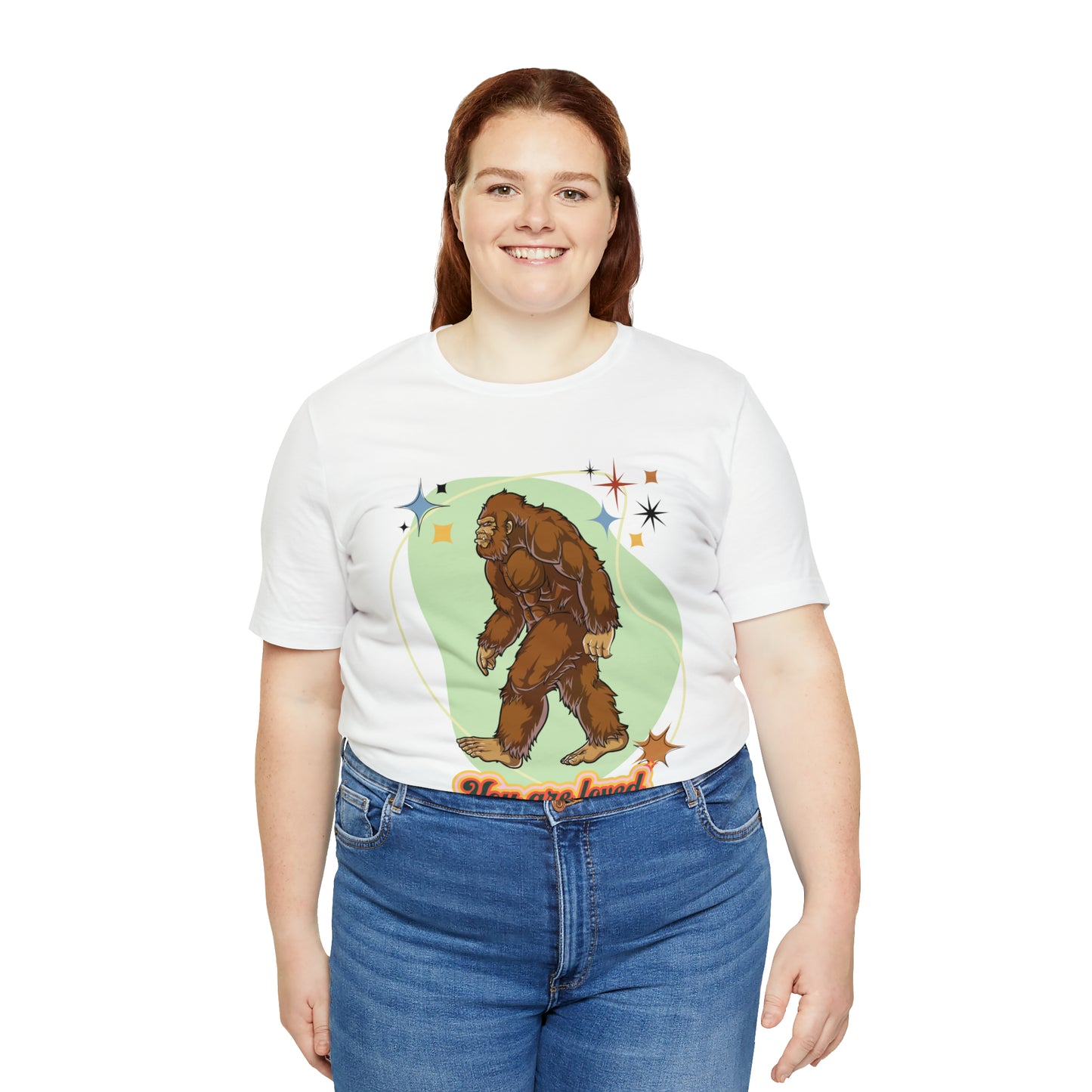 Bigfoot You are loved Unisex Jersey Short Sleeve Tee