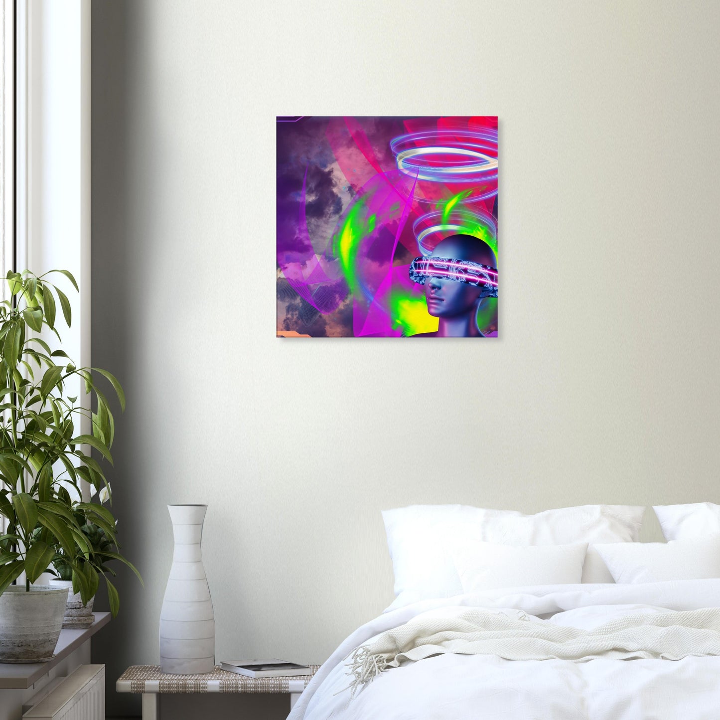 Neon dreams Canvas 24x24