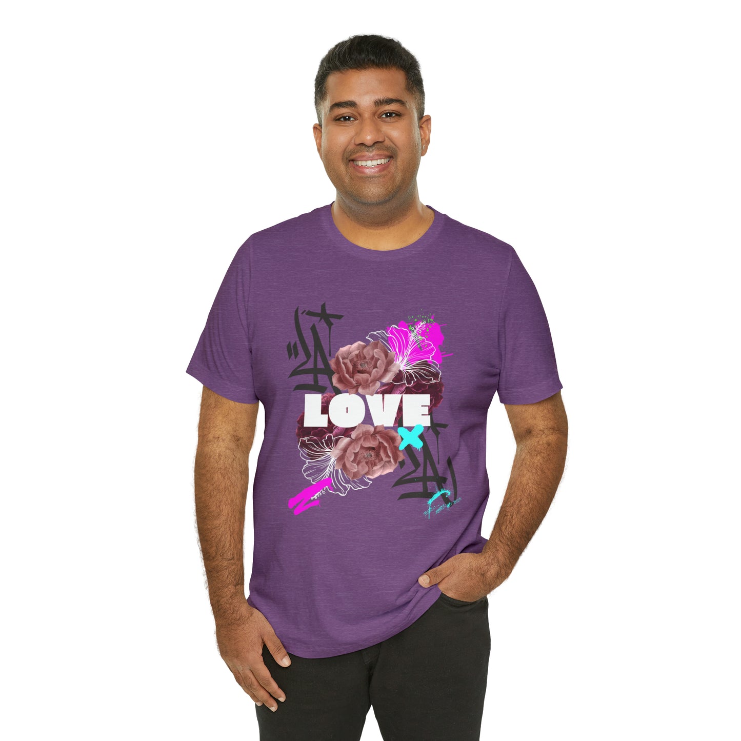 Love Urban streetwear Unisex Jersey Short Sleeve Tee