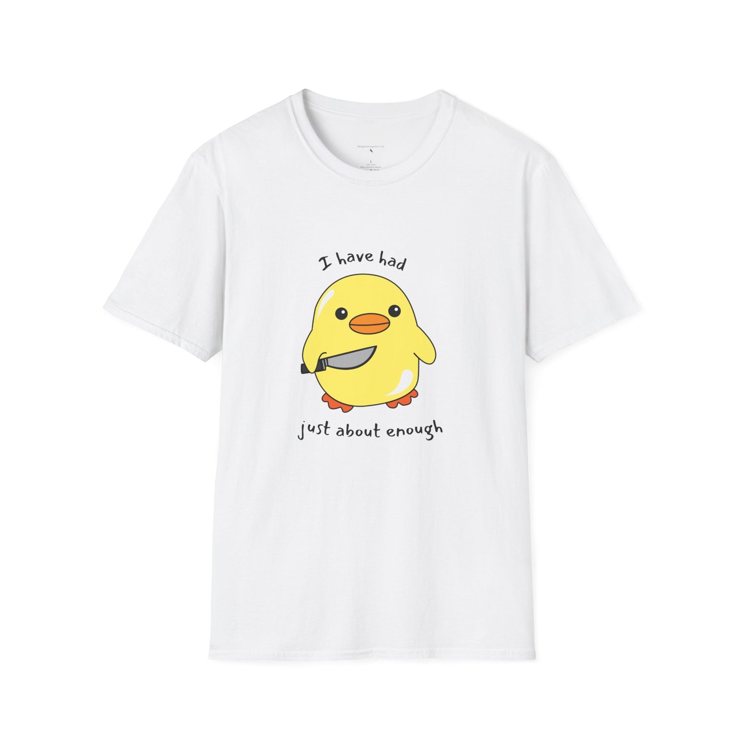 Cute Angry Chick Unisex Softstyle T-Shirt