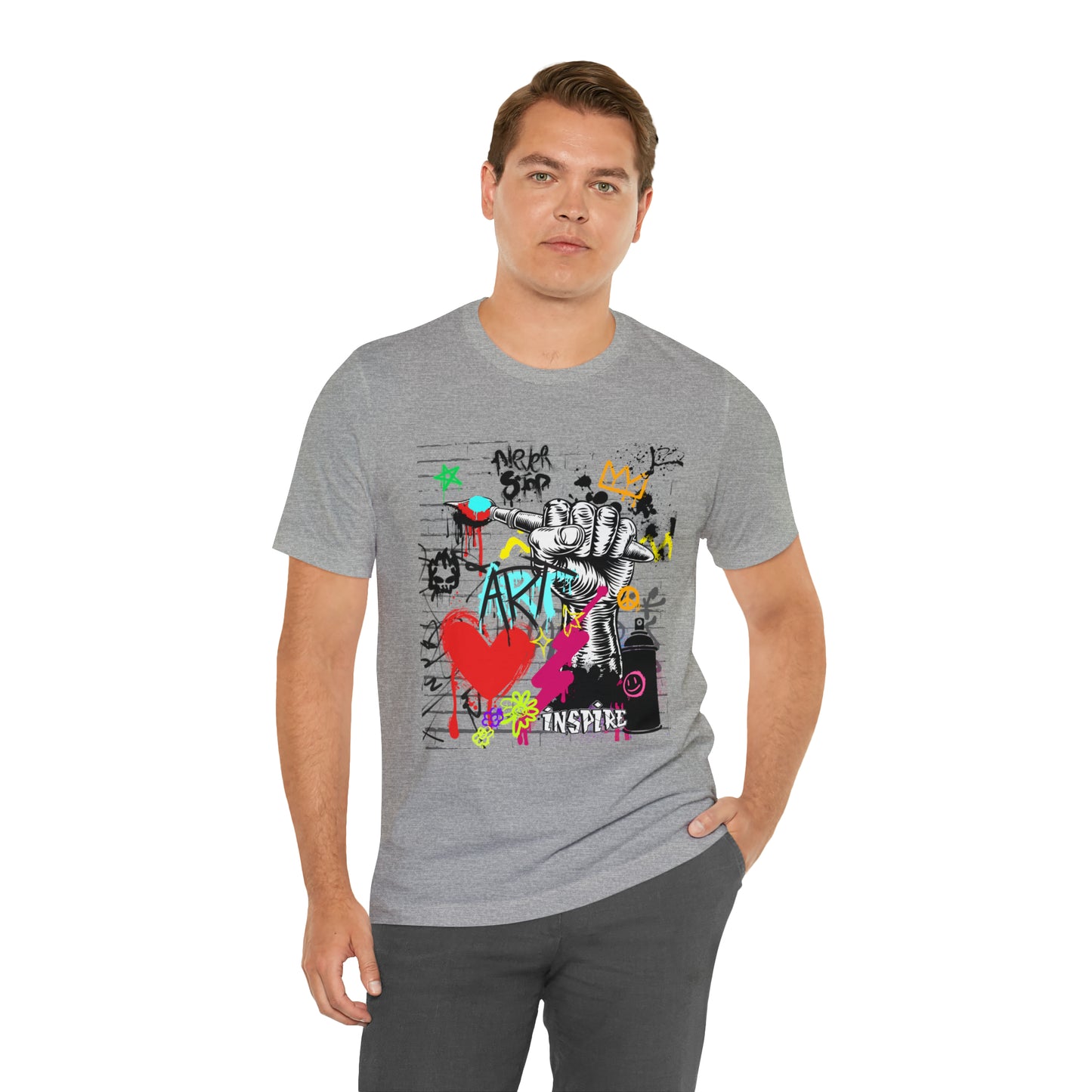 Artist graffiti urban Unisex Jersey Short Sleeve Tee