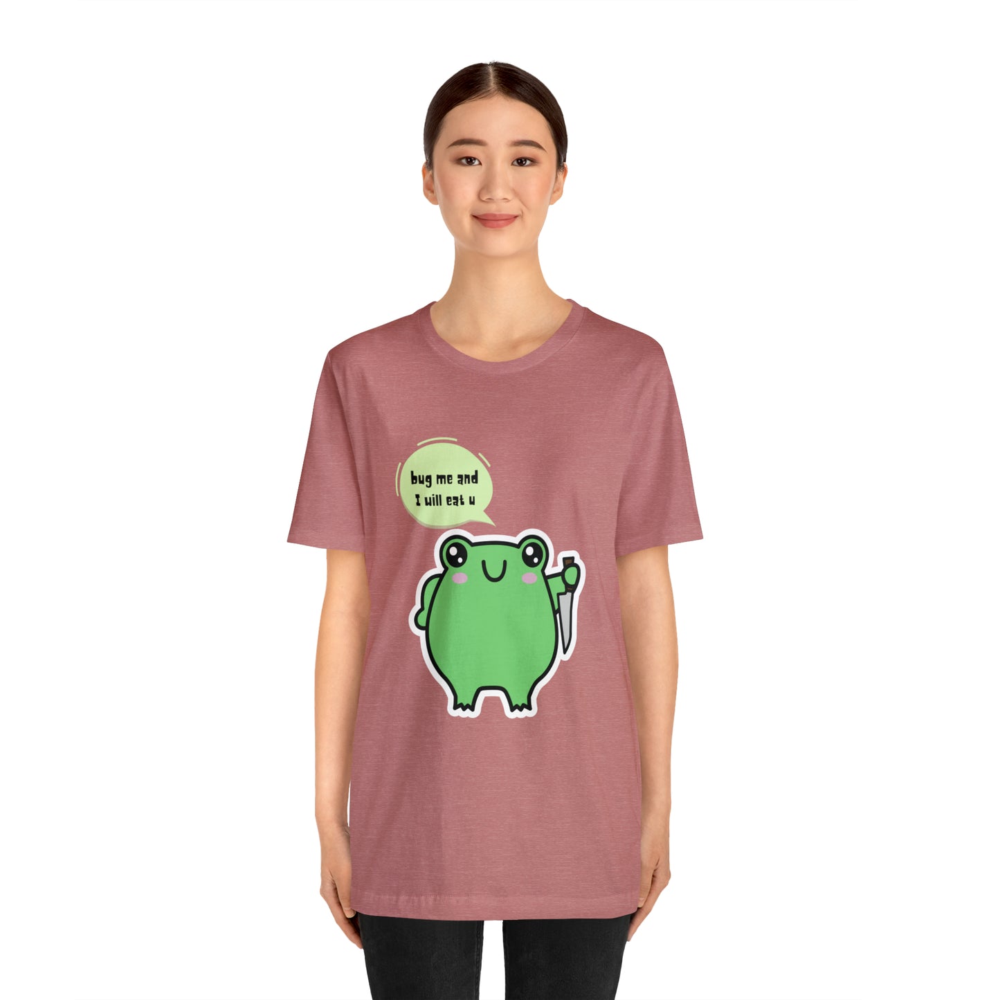 Frog kawaii cute Unisex Jersey Short Sleeve Tee