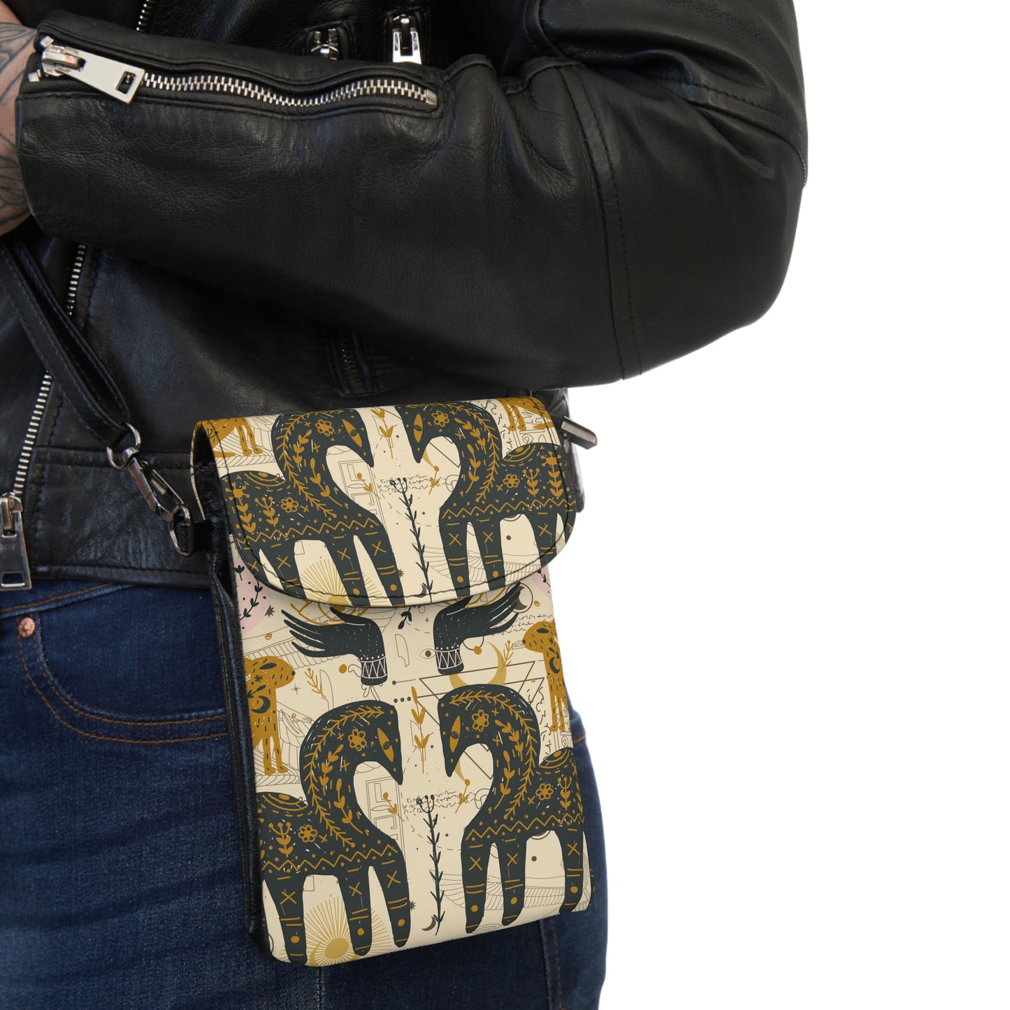 Bohemian Cell Phone Wallet crossbody bag