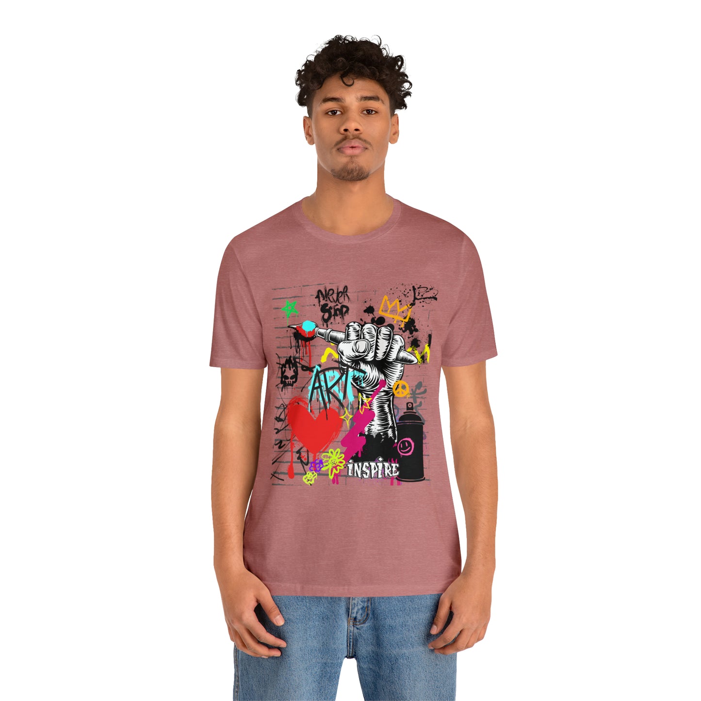 Artist graffiti urban Unisex Jersey Short Sleeve Tee