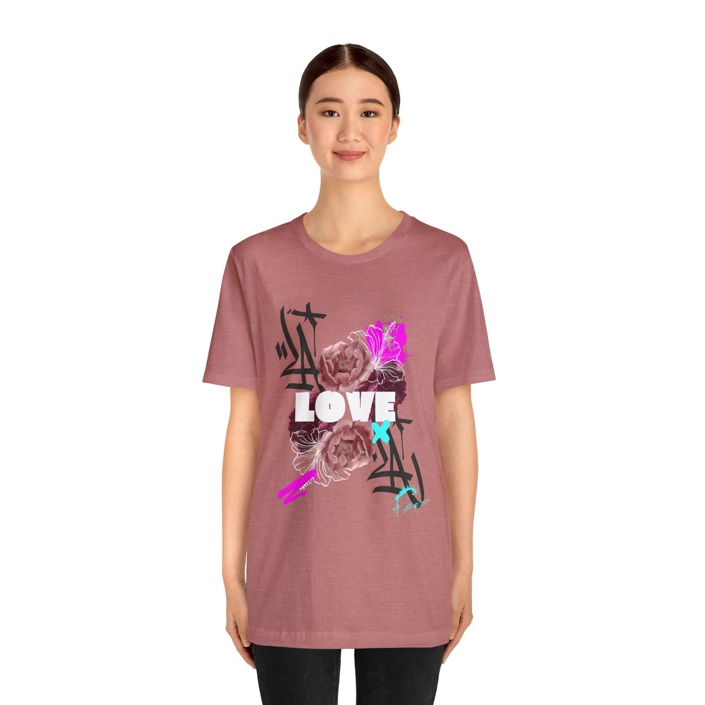 Love Urban streetwear Unisex Jersey Short Sleeve Tee