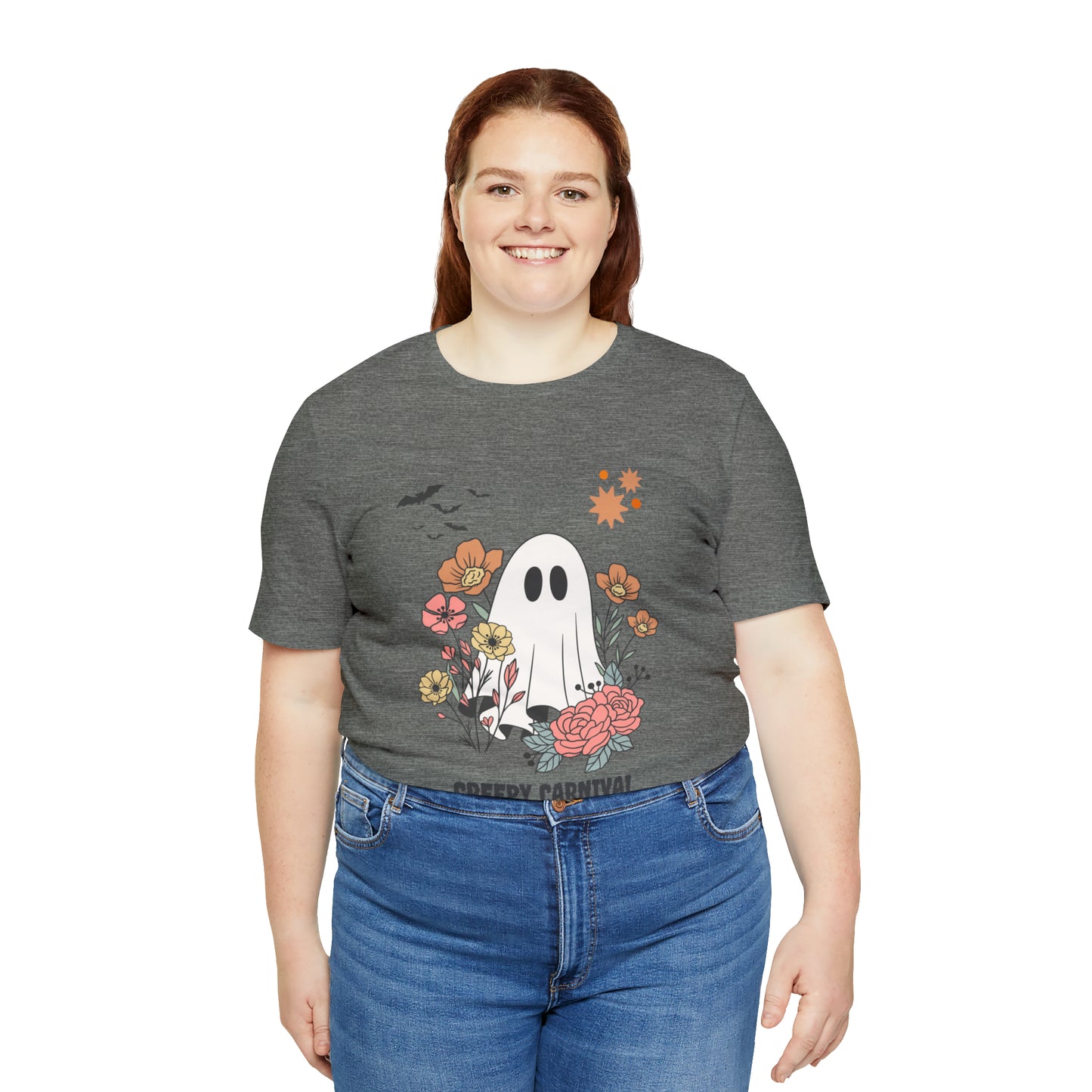 Halloween creepy carnival Unisex Jersey Short Sleeve Tee