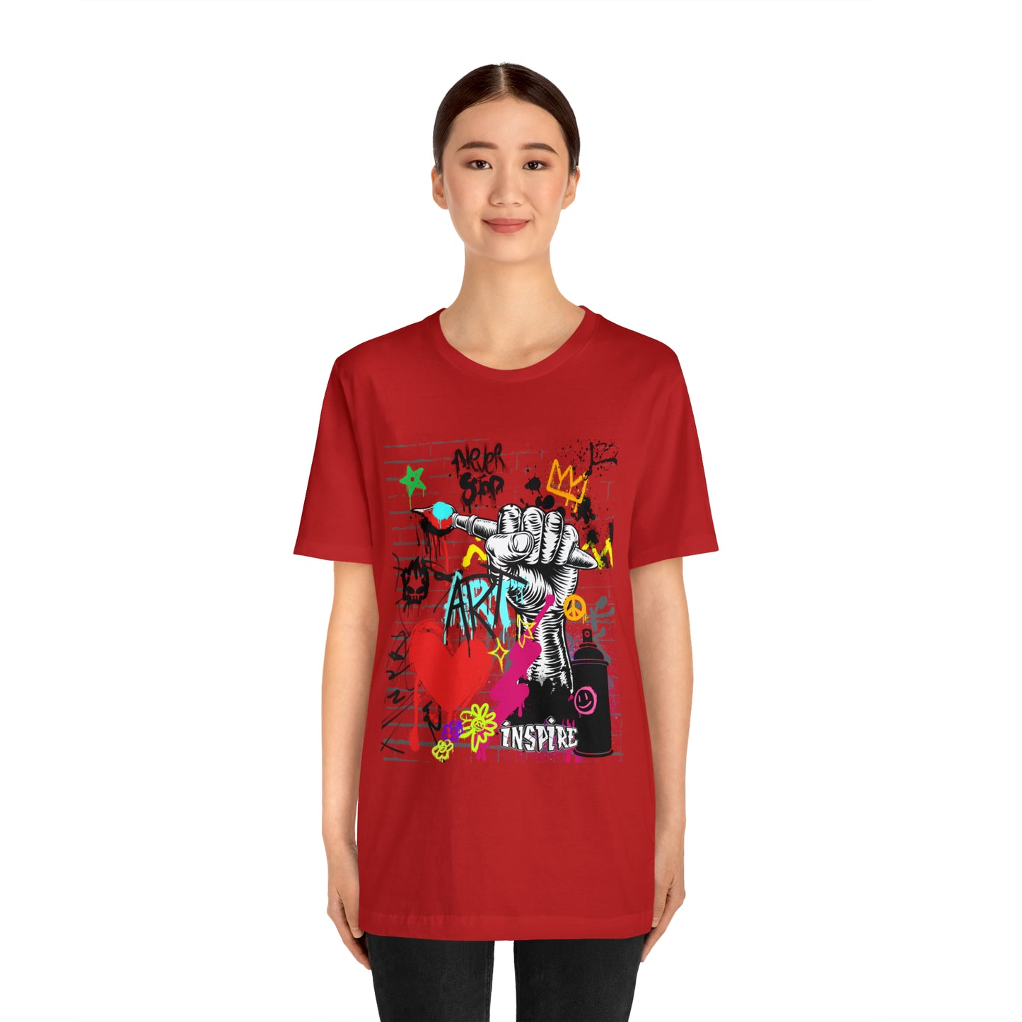 Artist graffiti urban Unisex Jersey Short Sleeve Tee