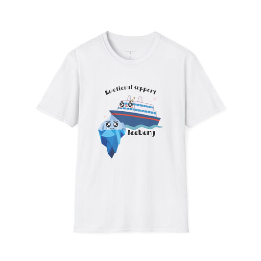 Emotional support Iceberg Unisex Softstyle T-Shirt