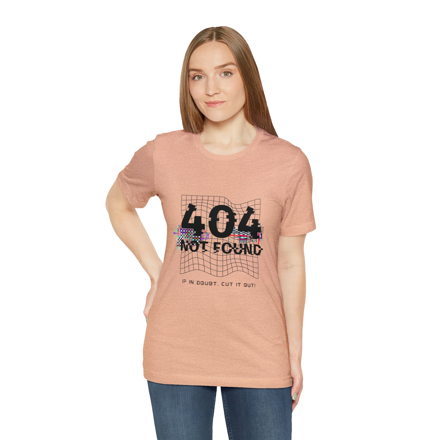 404 Not found Unisex Jersey Short Sleeve Tee