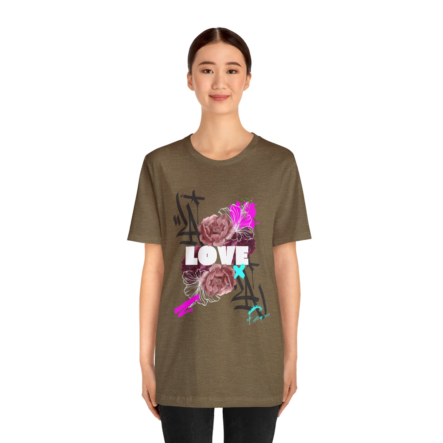 Love Urban streetwear Unisex Jersey Short Sleeve Tee