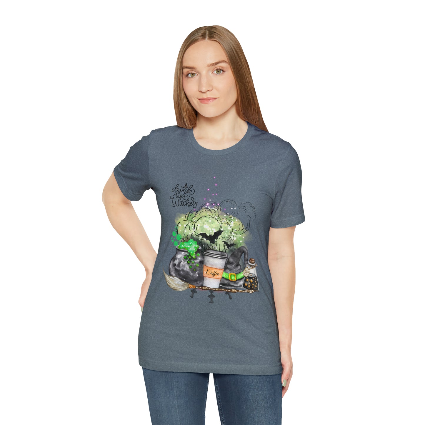 Halloween Witch Unisex Jersey Short Sleeve Tee