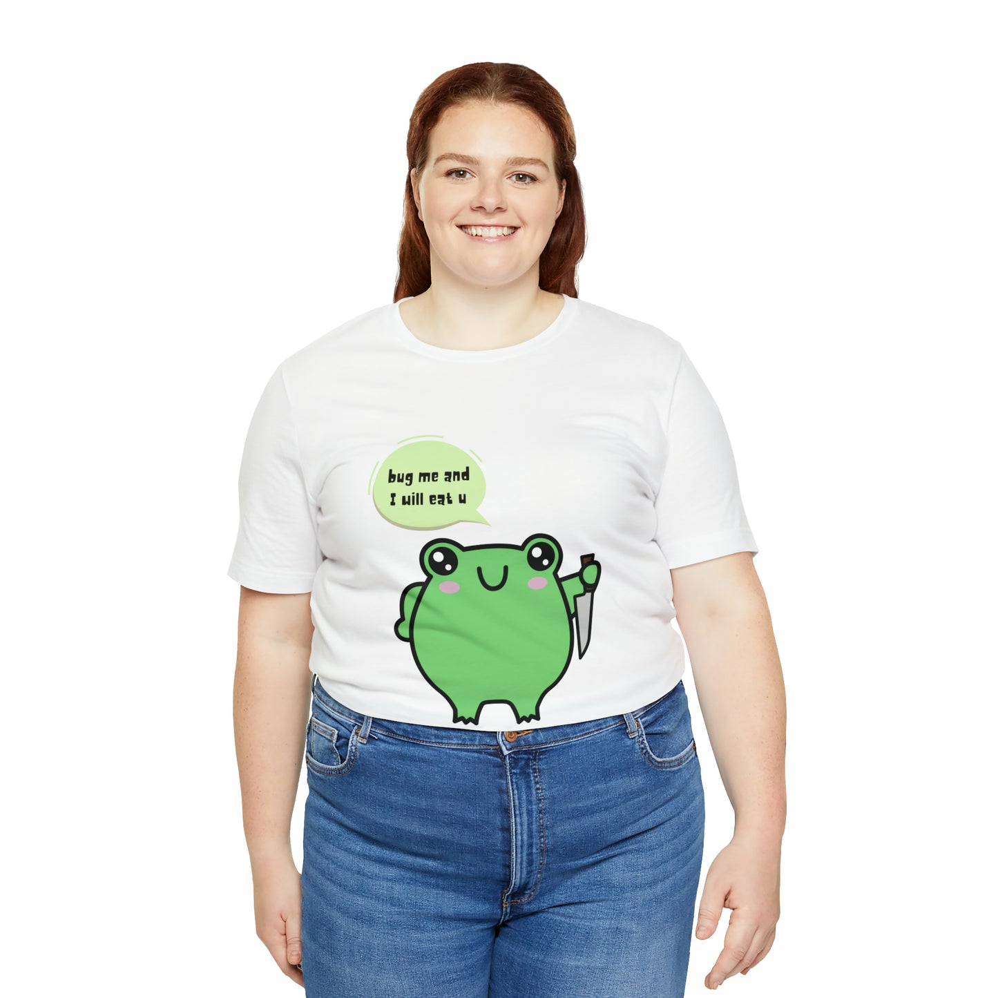 Frog kawaii cute Unisex Jersey Short Sleeve Tee